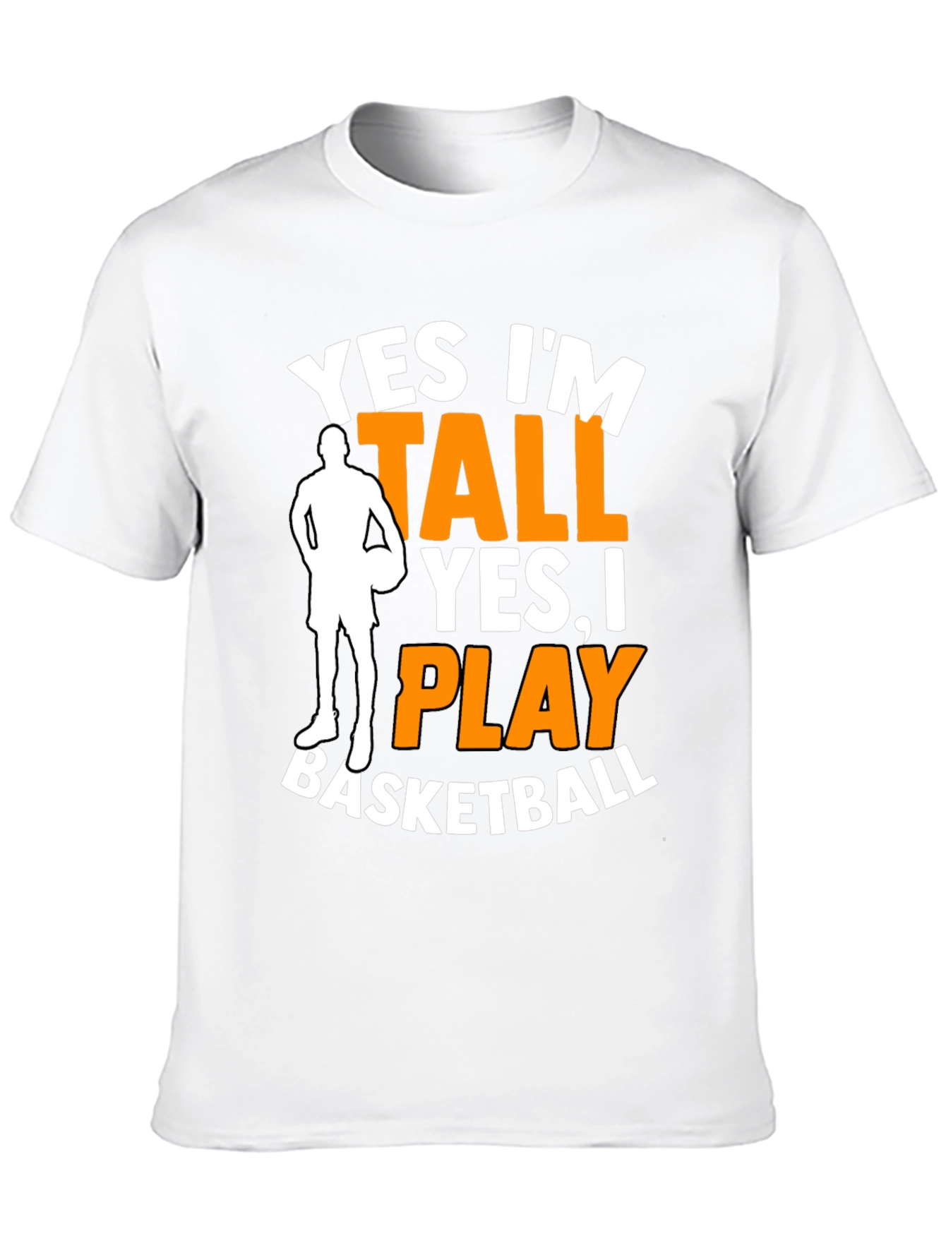 Yes Im Tall Basketball Graphic Tee