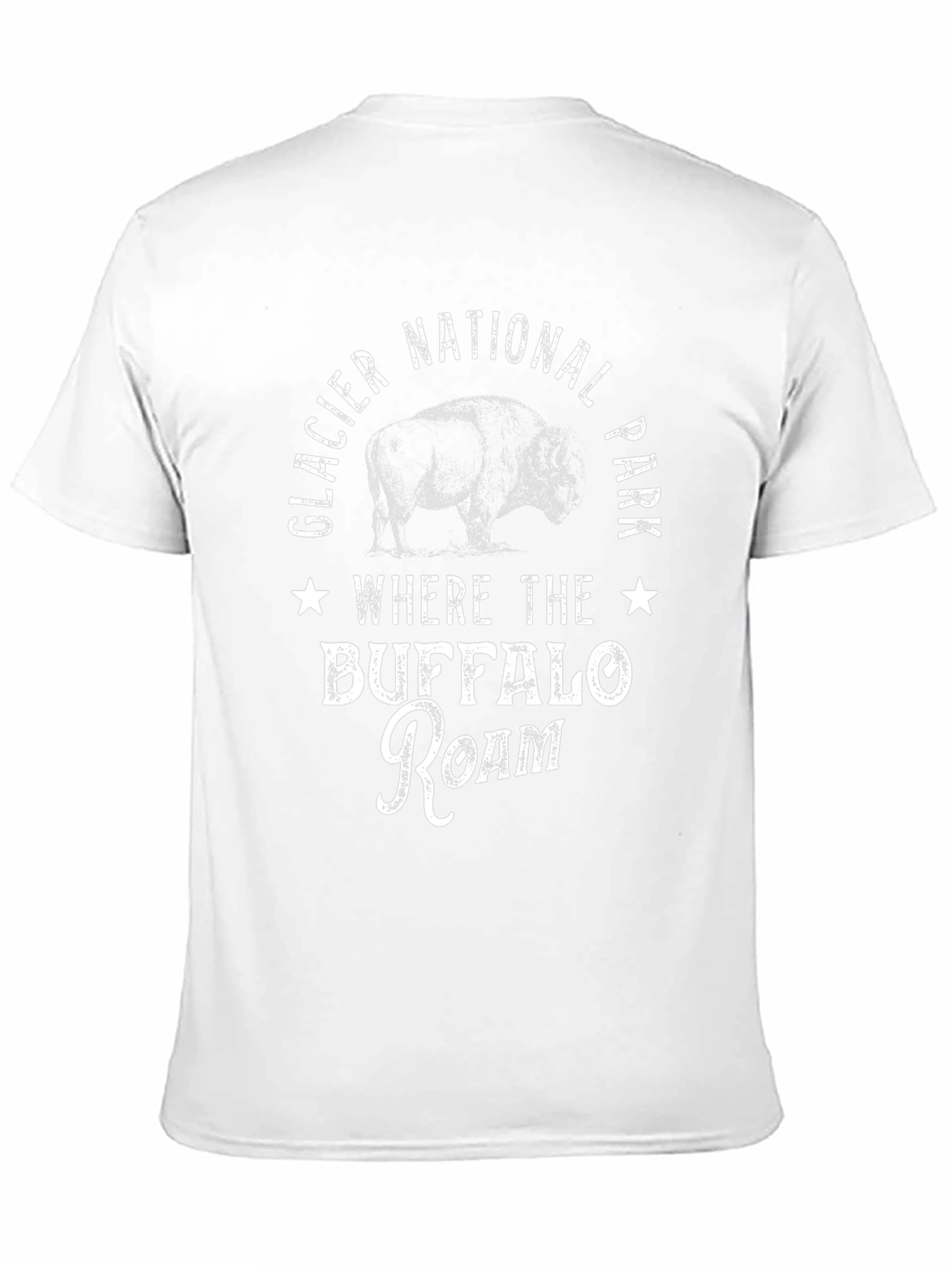Glacier National Park Buffalo Roam T-Shirt