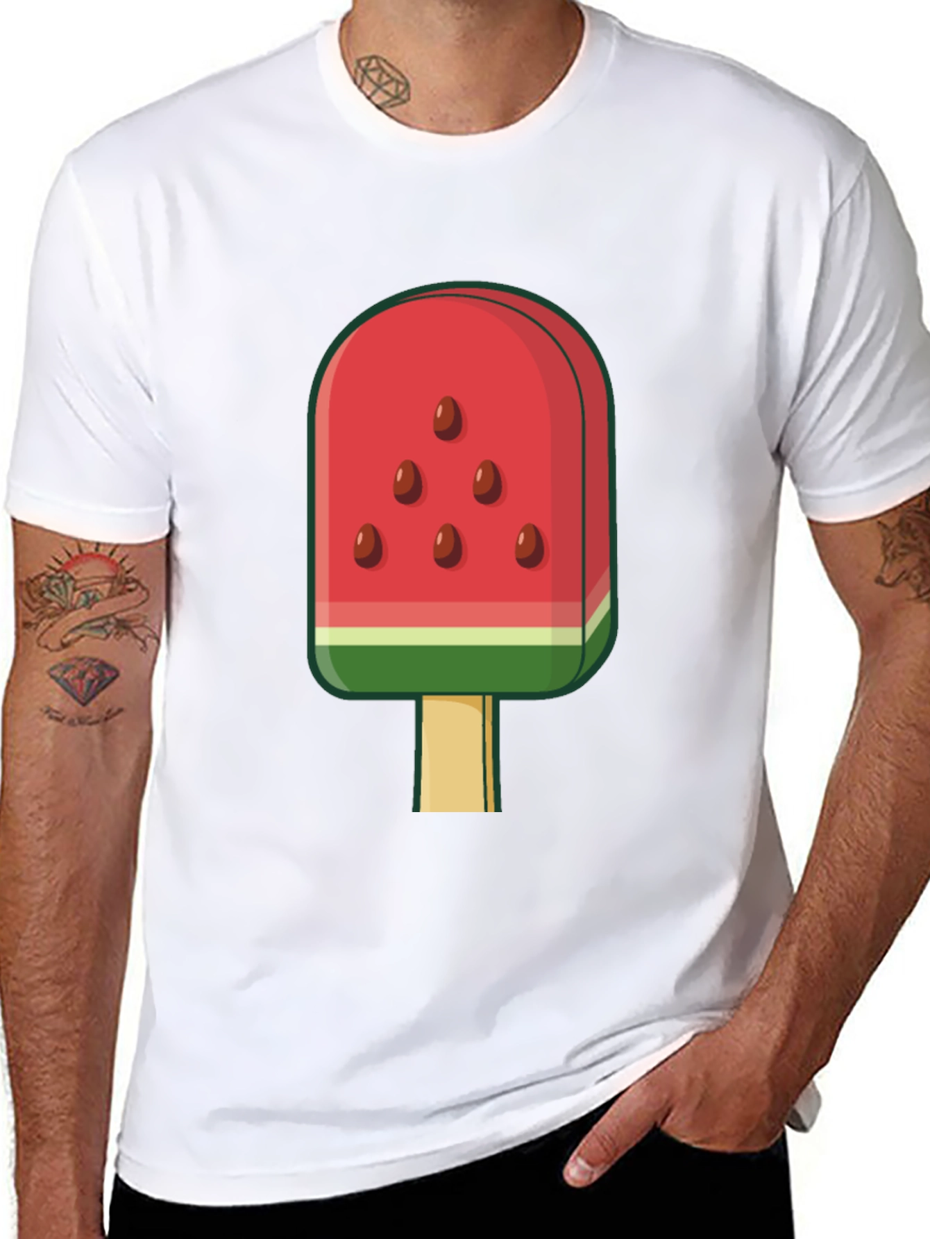 Watermelon Popsicle Graphic Tee