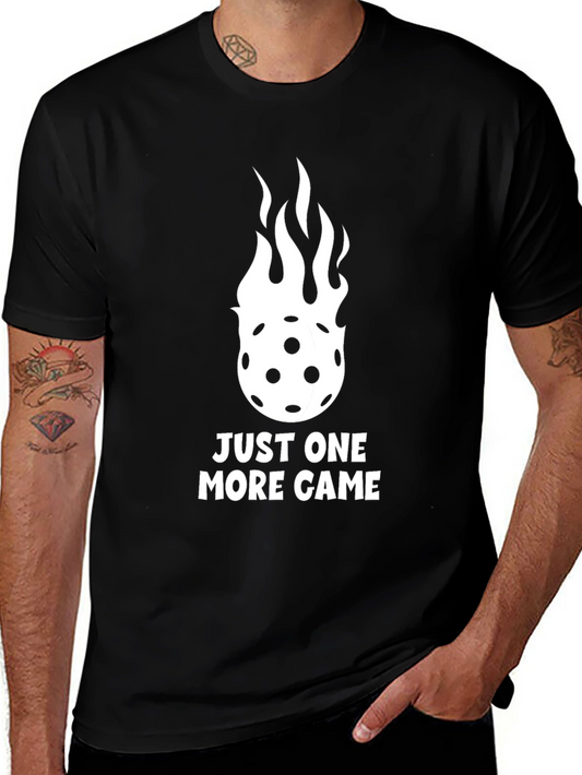 Just One More Game Black T-Shirt