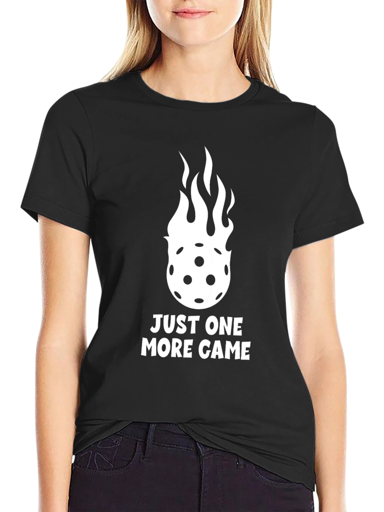 Just One More Game Black T-Shirt