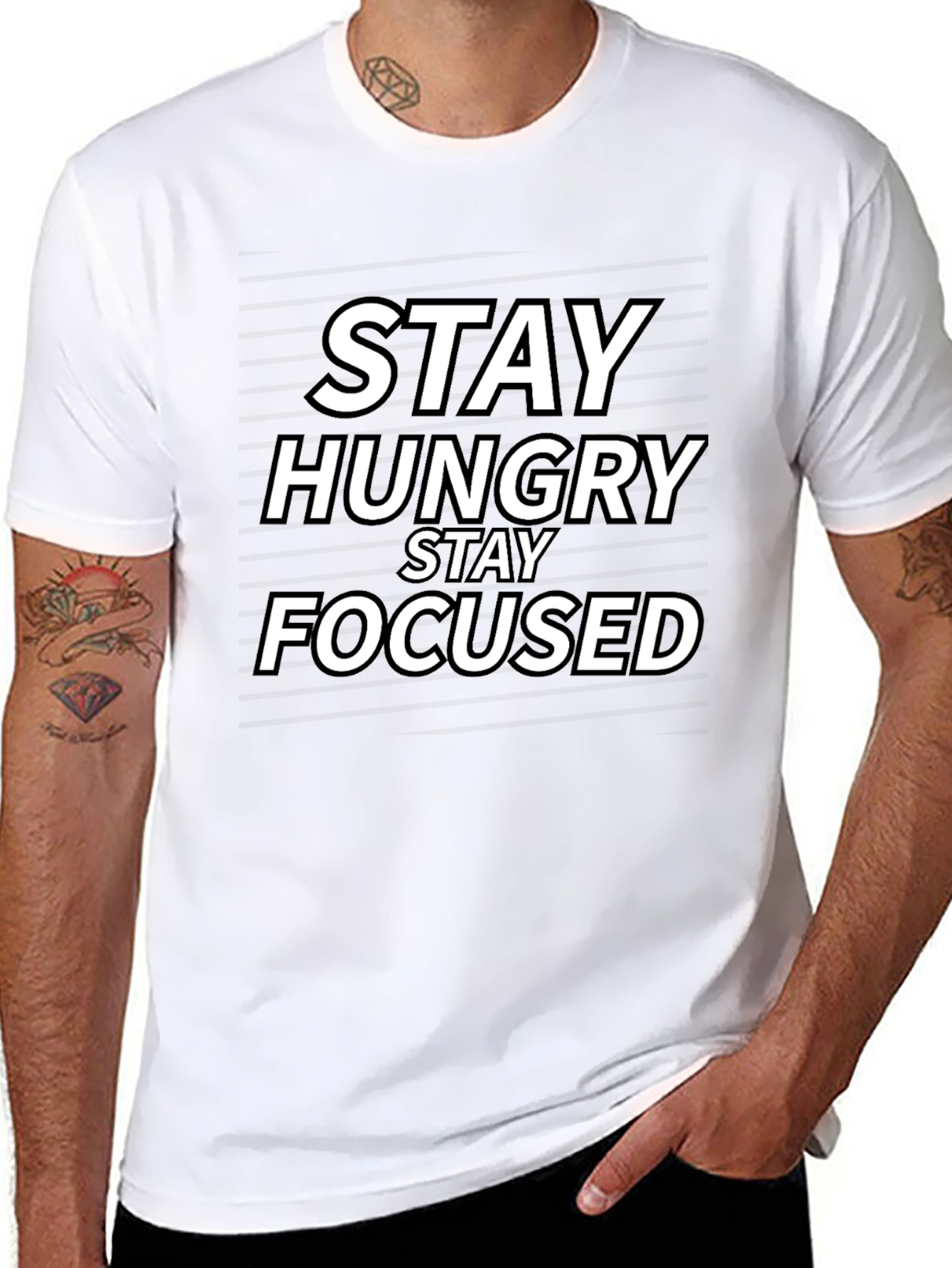 Stay Hungry Stay Focused T-Shirt