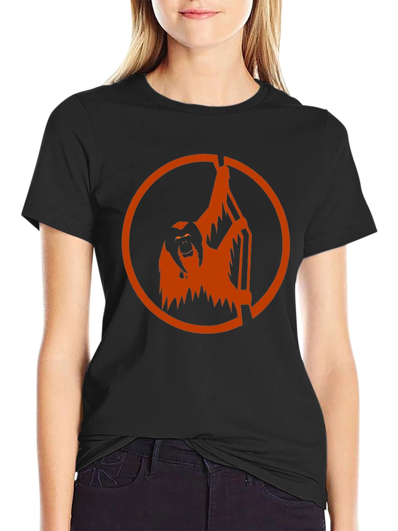Orangutan Graphic Tee - Black