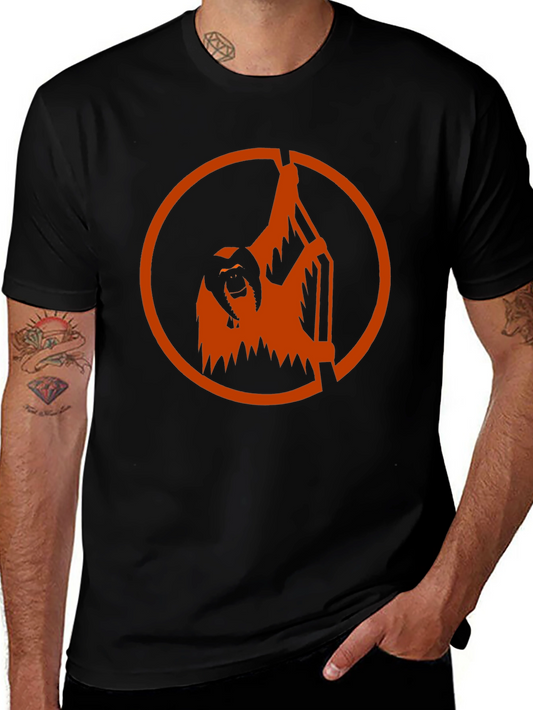 Orangutan Graphic Tee - Black