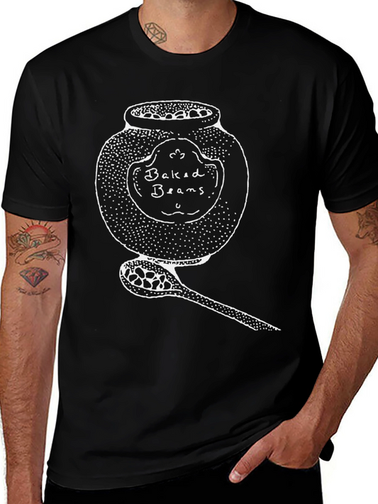 Baked Beans Jar Graphic T-Shirt - Unisex Cotton Tee