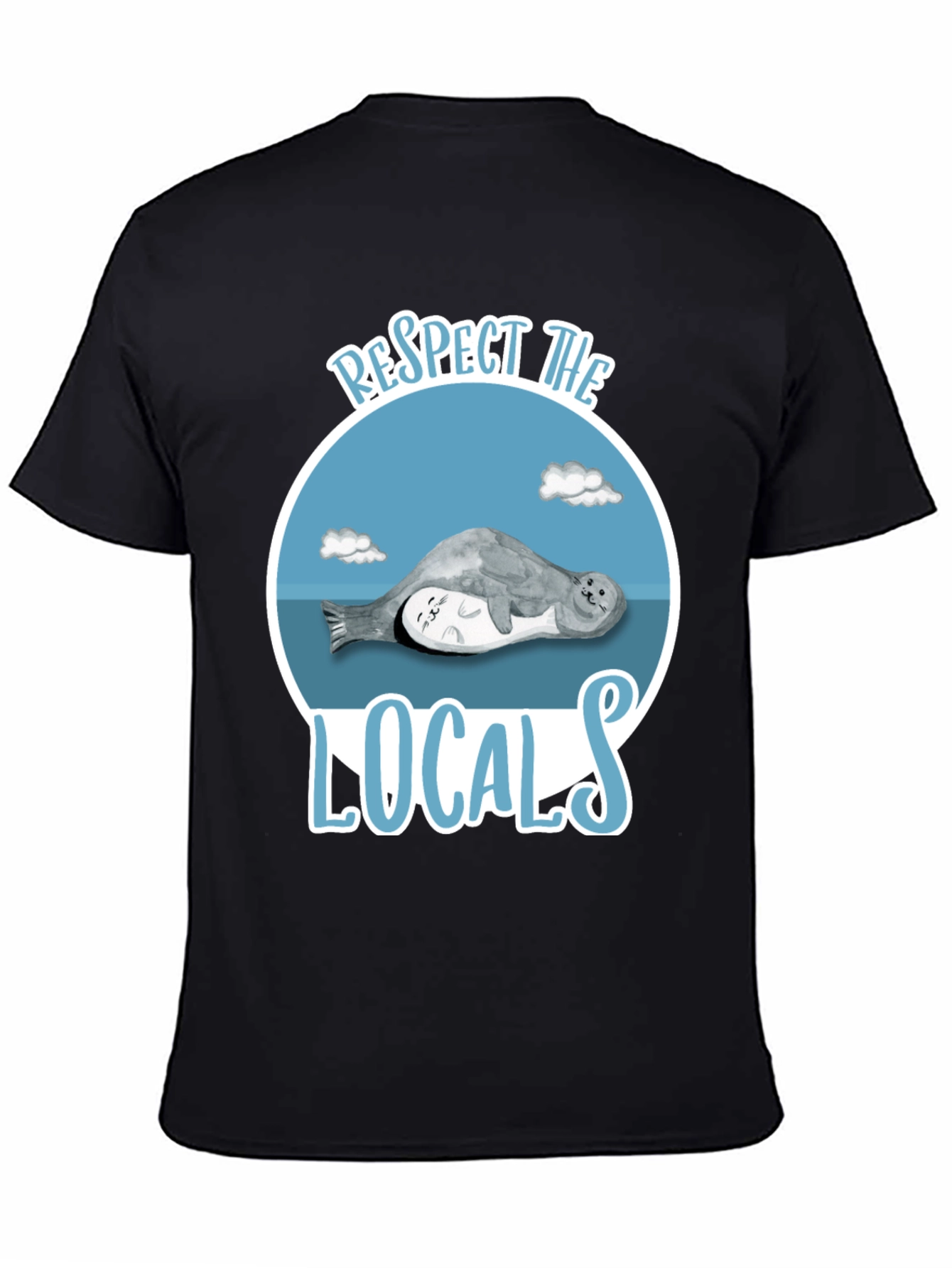 Respect the Locals Seal Graphic T-Shirt