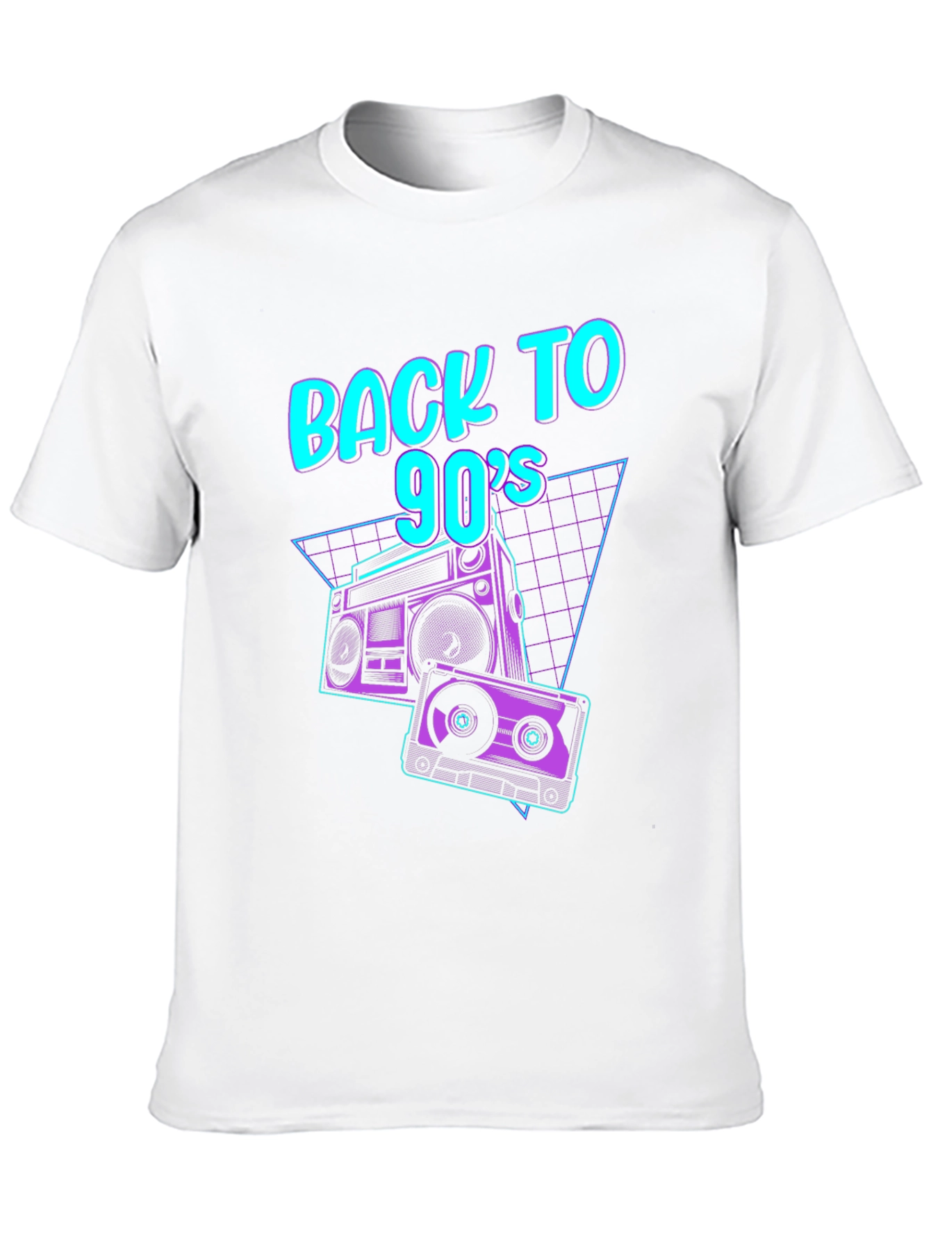 Retro 90s Boombox Graphic Tee