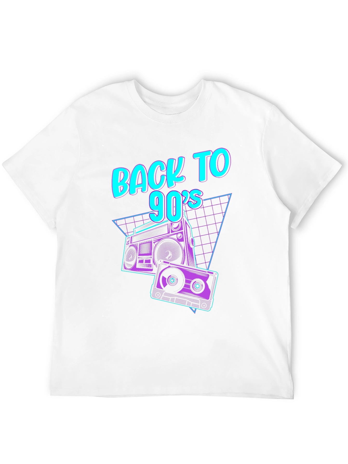 Retro 90s Boombox Graphic Tee