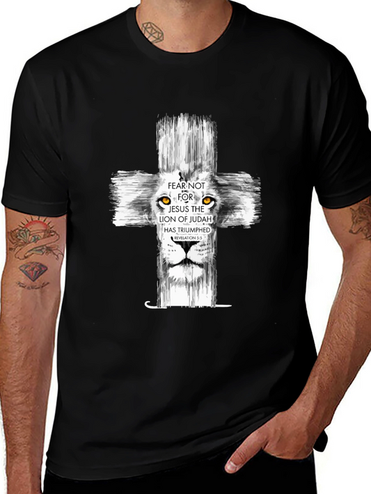 Lion of Judah Cross Graphic Tee