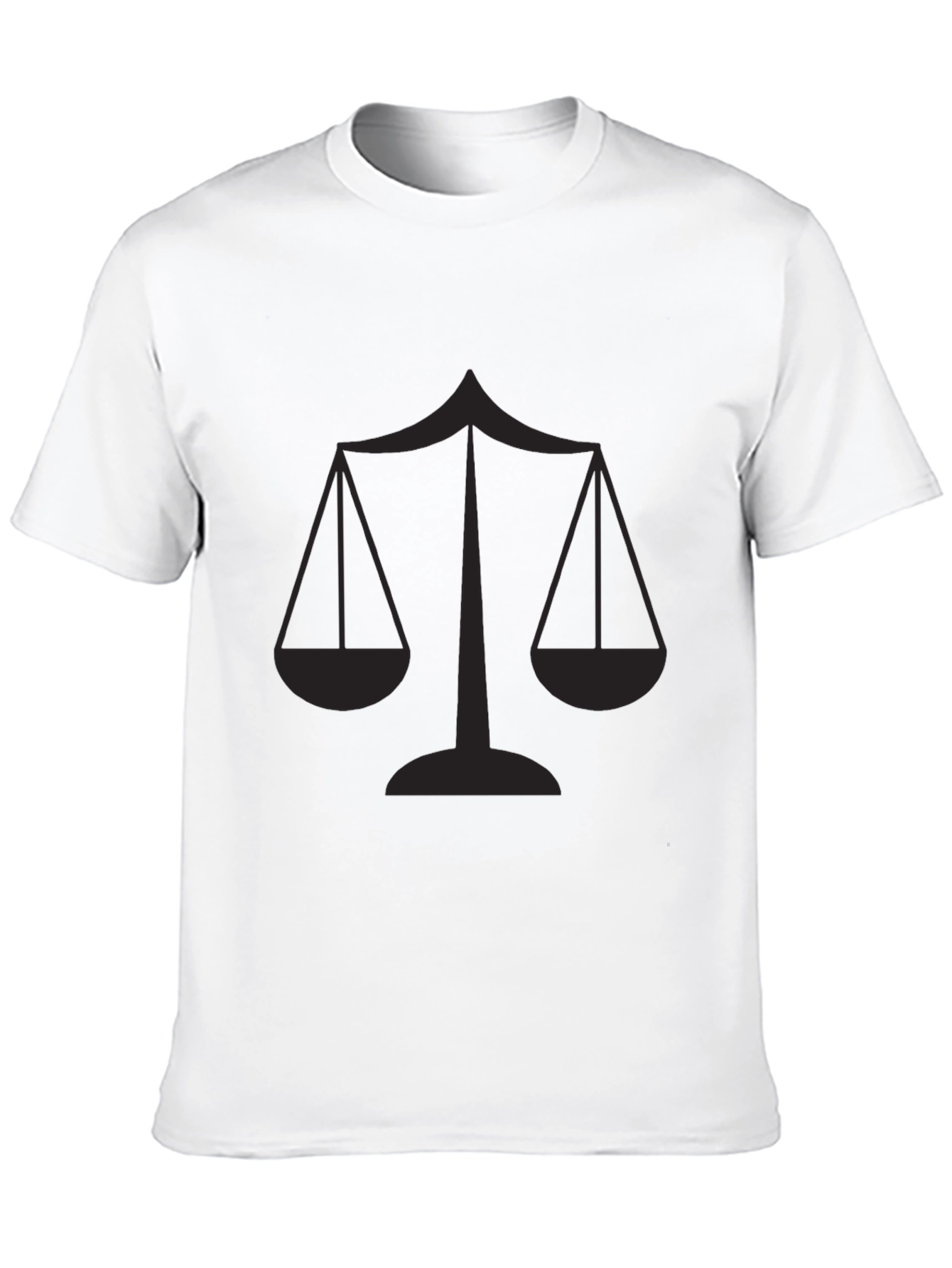 Scales of Justice Graphic Tee - Black