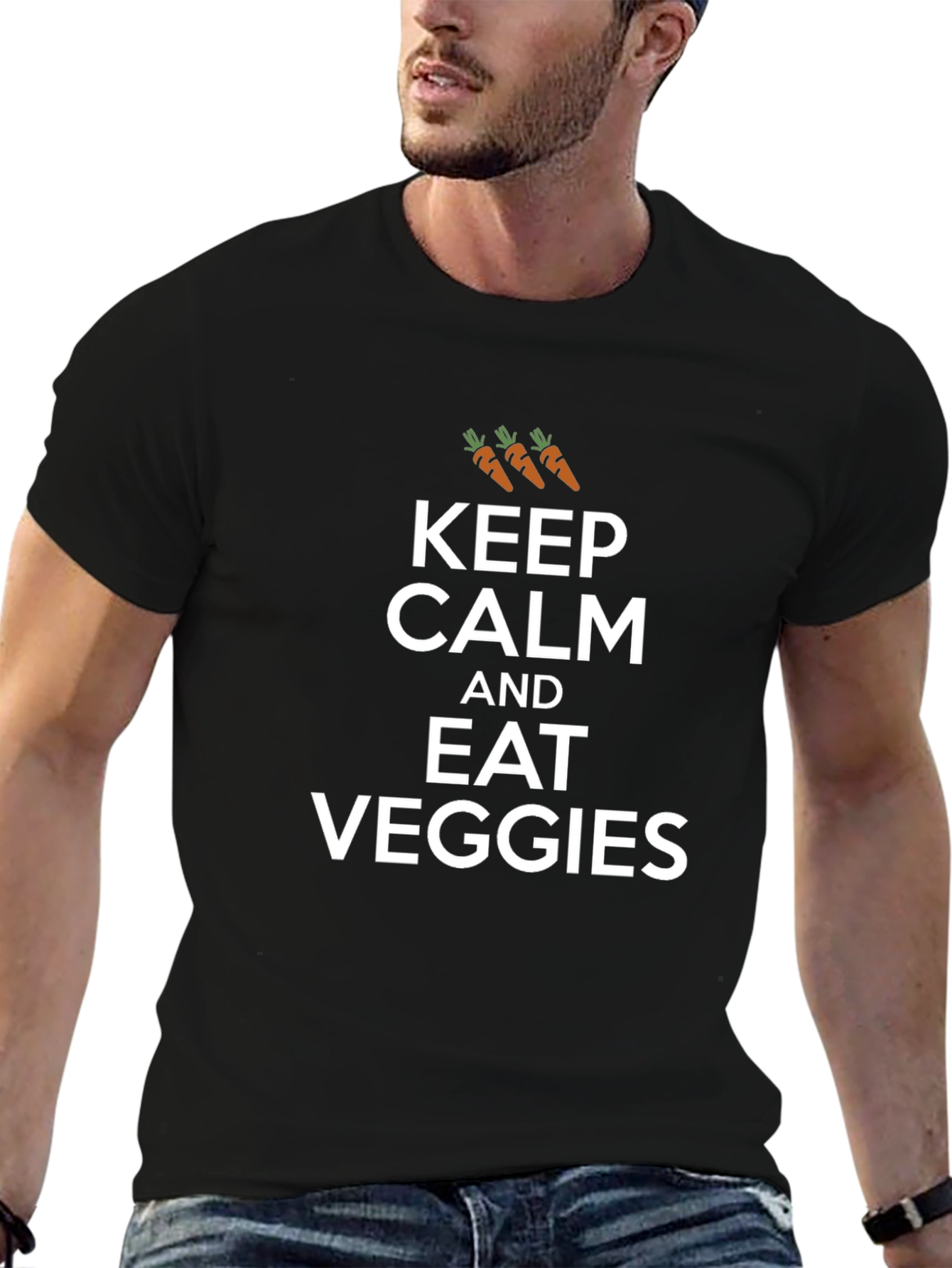 Keep Calm and Eat Veggies T-Shirt