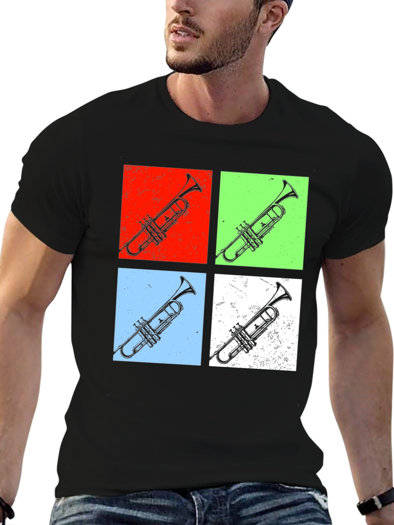 Trumpet Pop Art T-Shirt