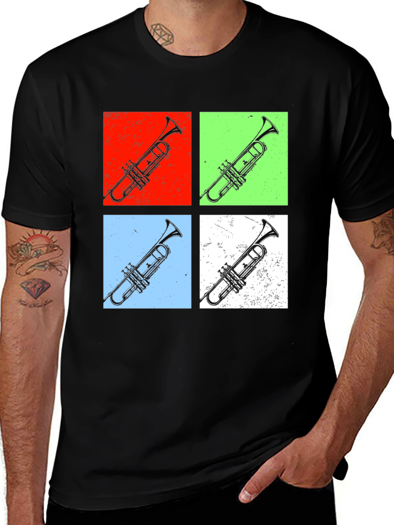 Trumpet Pop Art T-Shirt