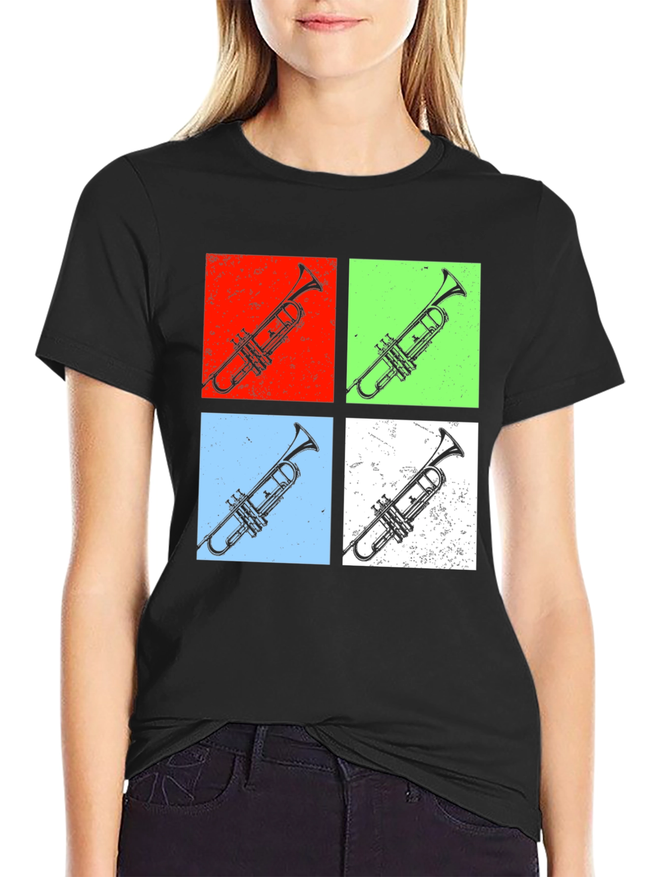 Trumpet Pop Art T-Shirt