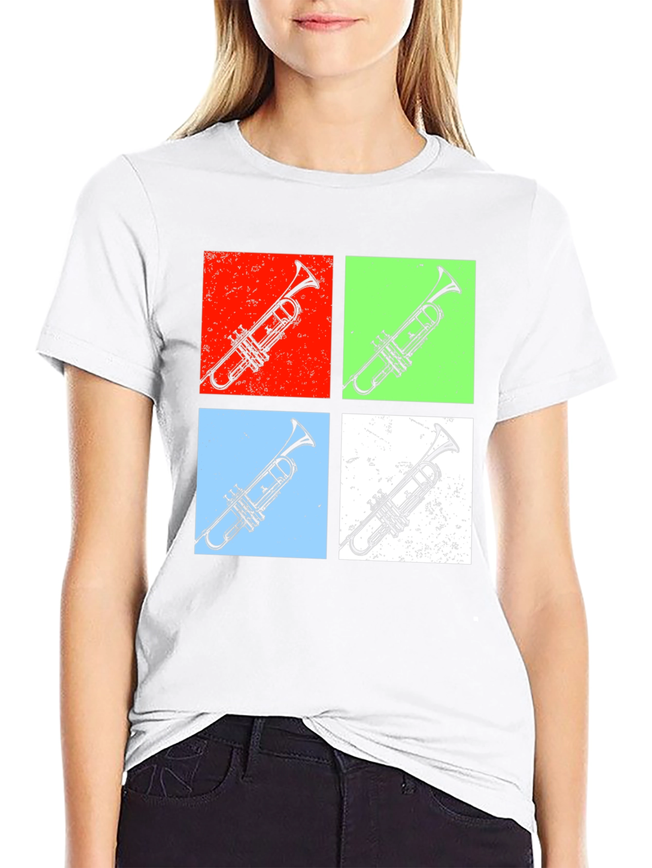 Trumpet Pop Art T-Shirt