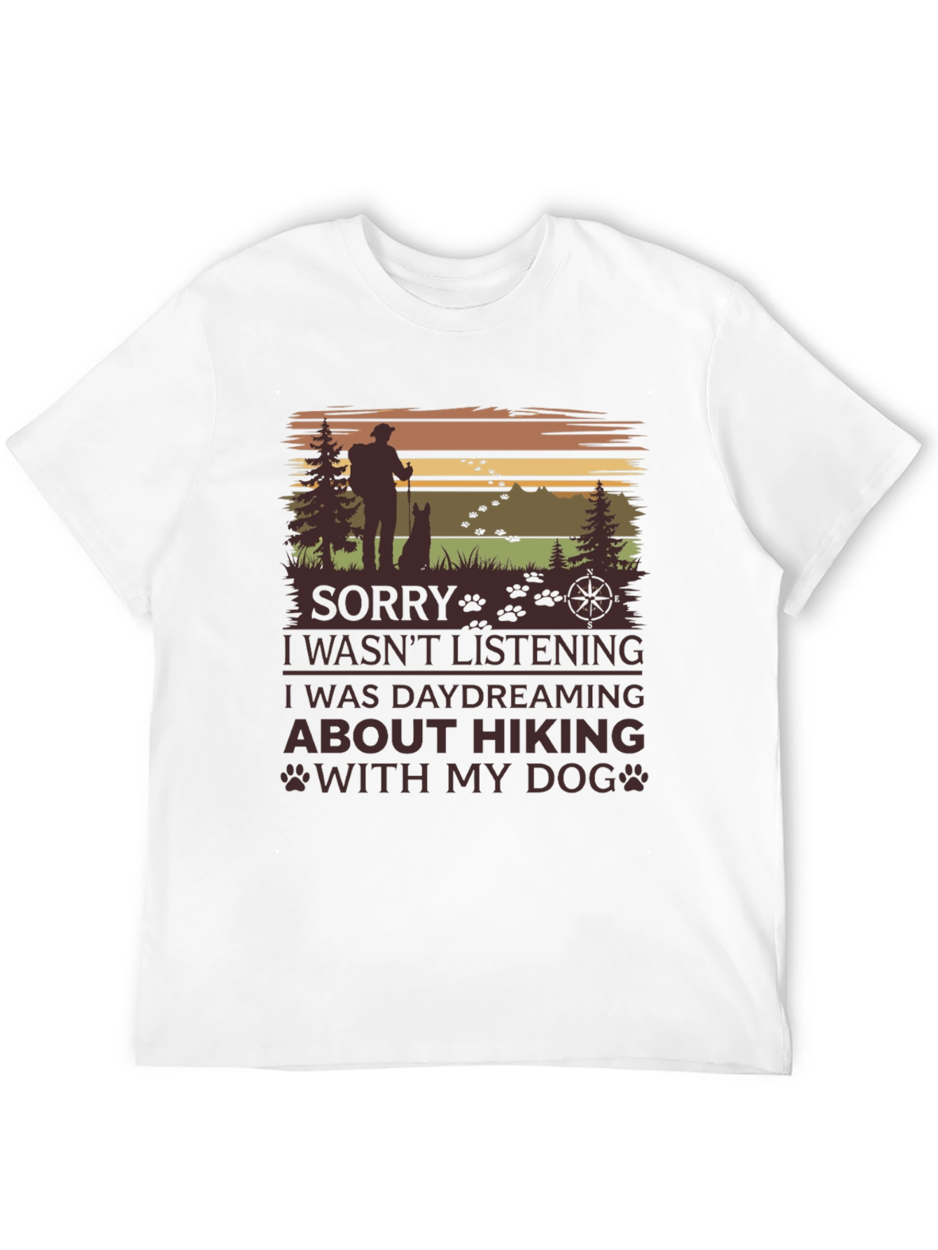 Hiking with Dog T-Shirt