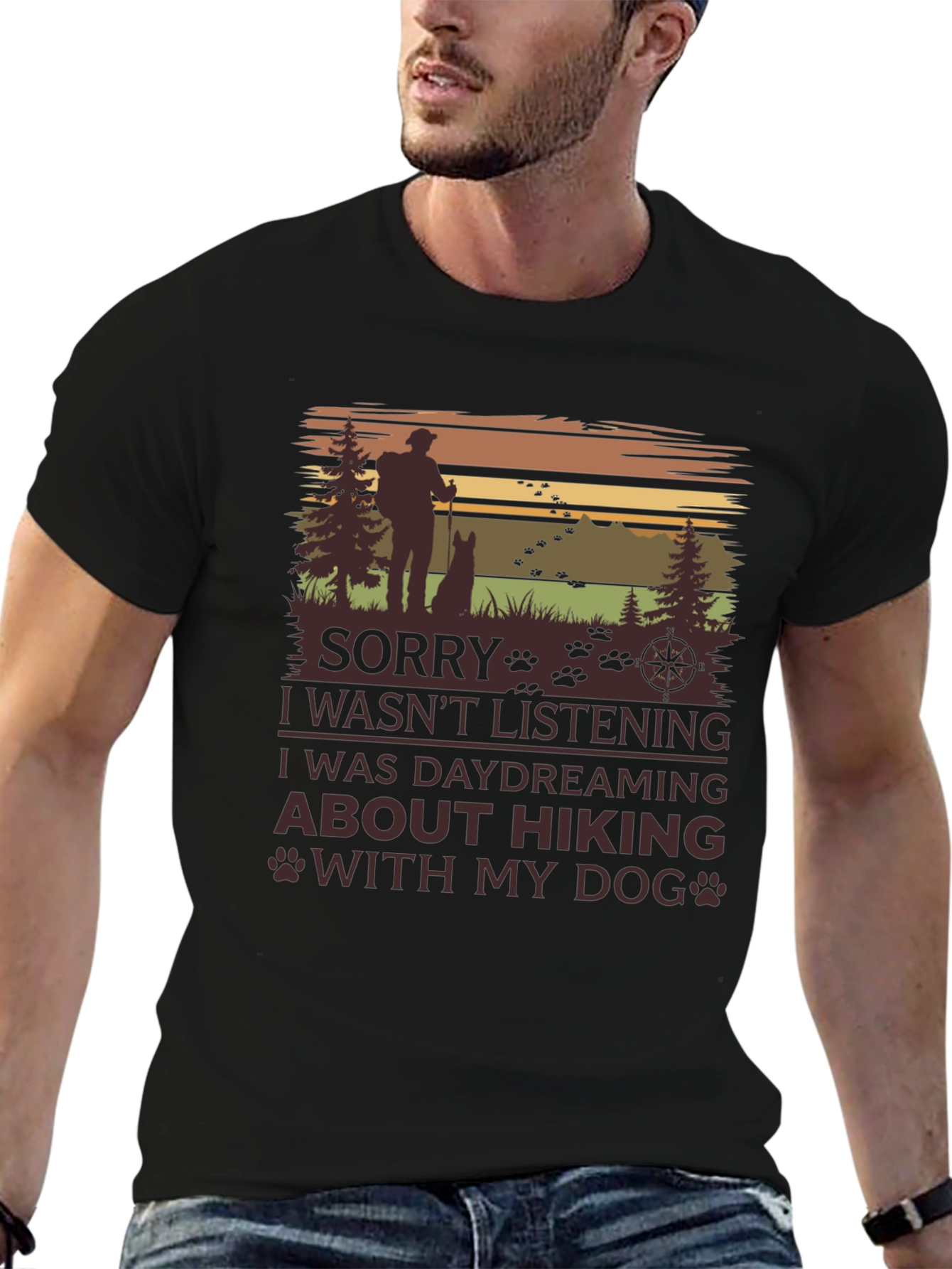 Hiking with Dog T-Shirt