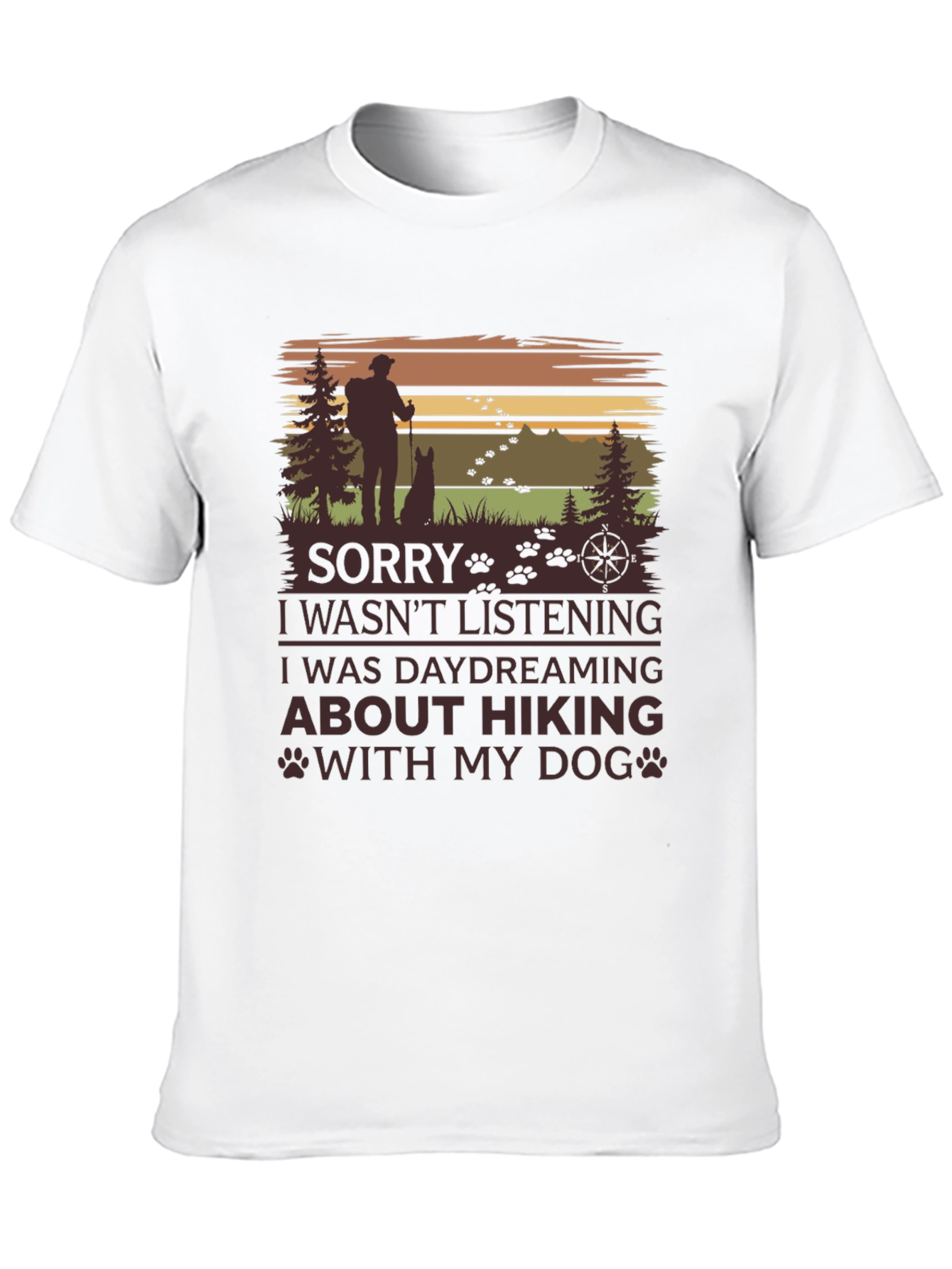 Hiking with Dog T-Shirt