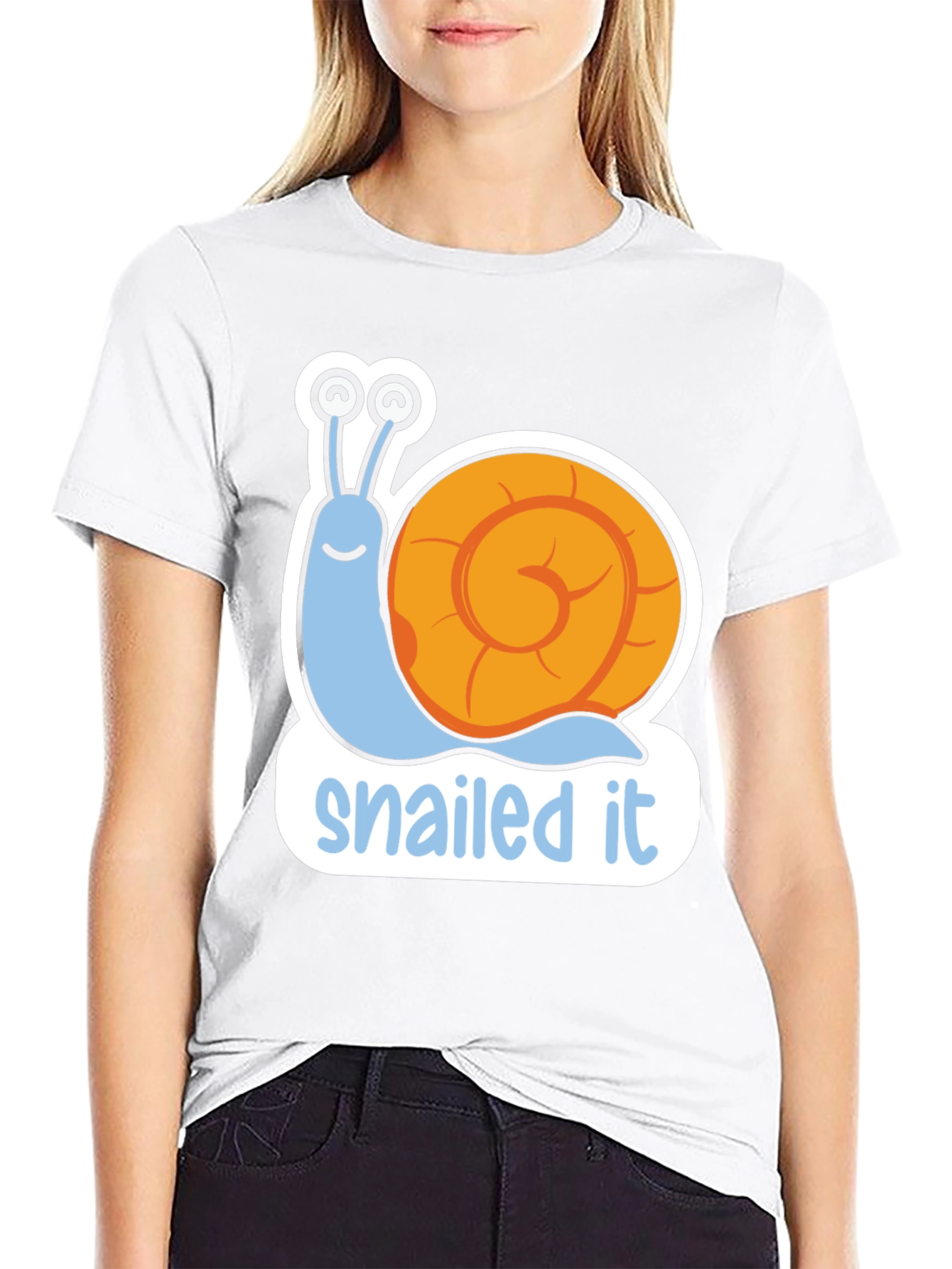 Snailed It T-Shirt - Funny Snail Pun Tee