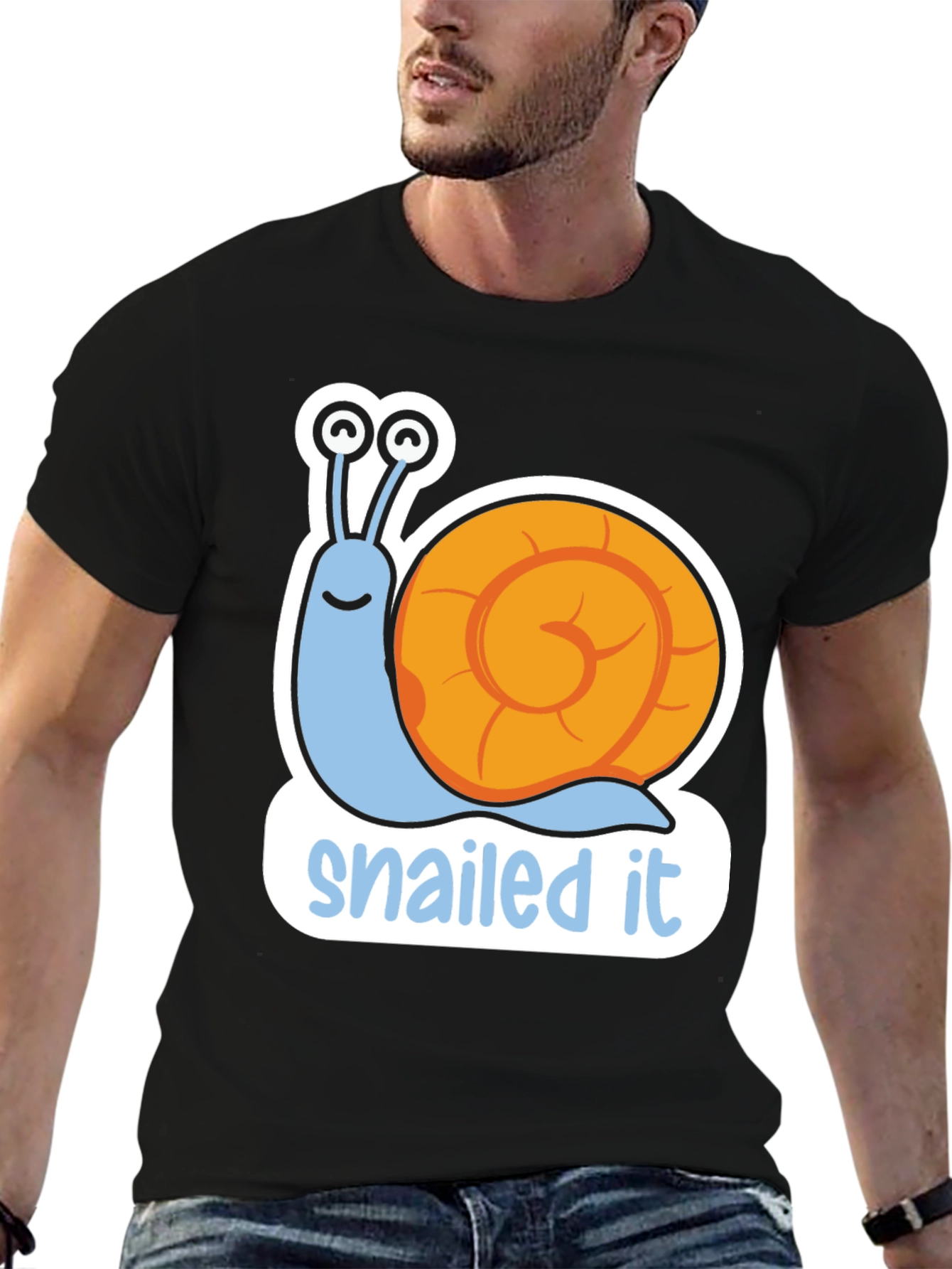 Snailed It T-Shirt - Funny Snail Pun Tee