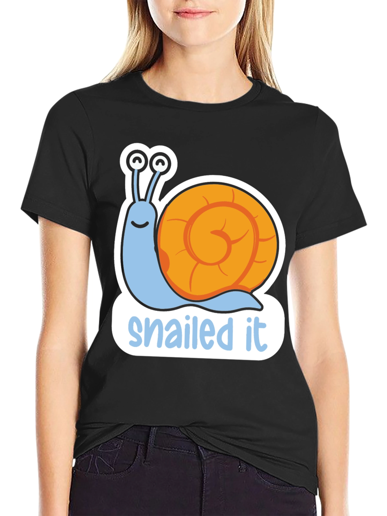 Snailed It T-Shirt - Funny Snail Pun Tee