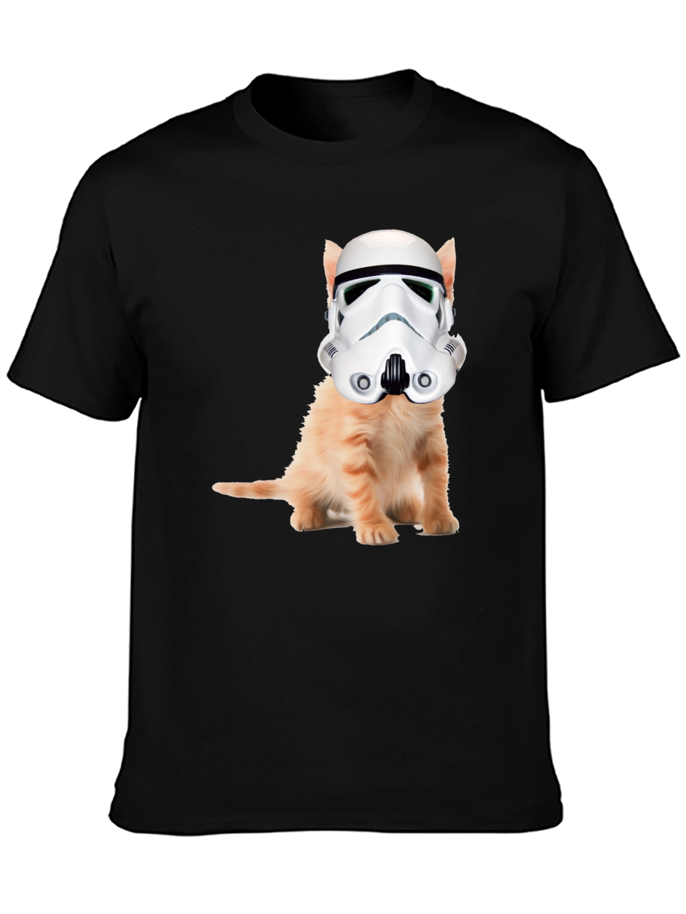Cat Trooper Black T-Shirt
