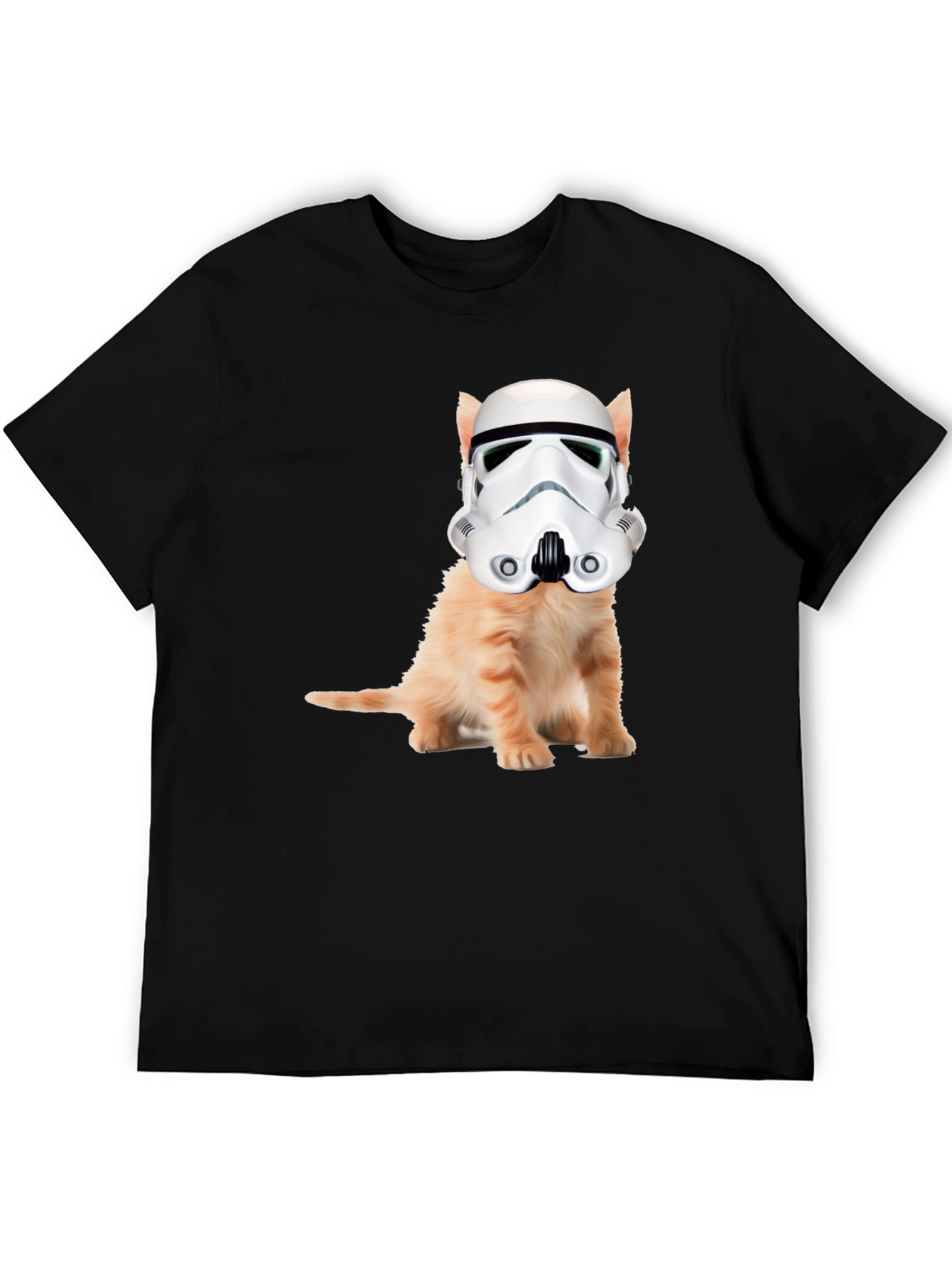 Cat Trooper Black T-Shirt