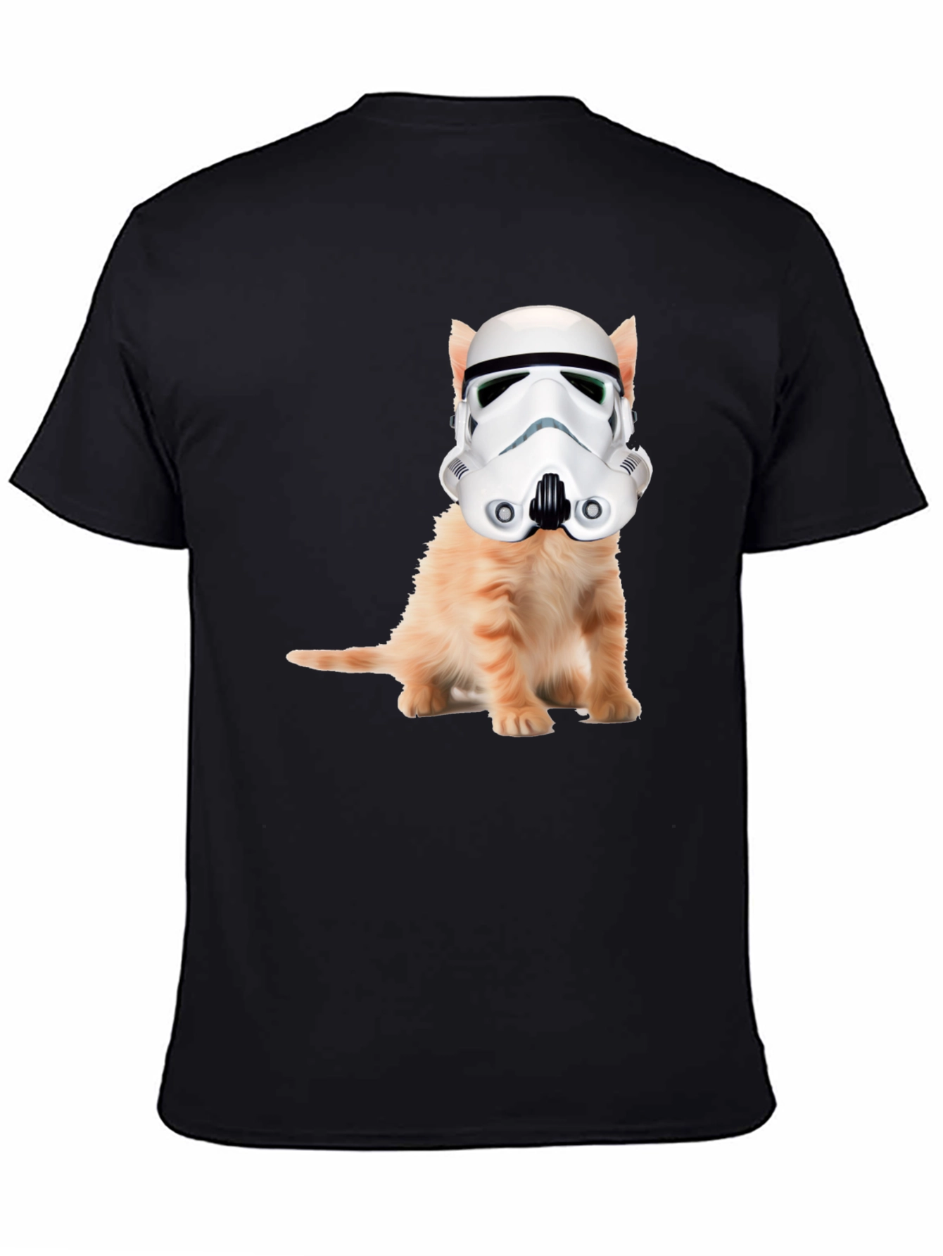 Cat Trooper Black T-Shirt