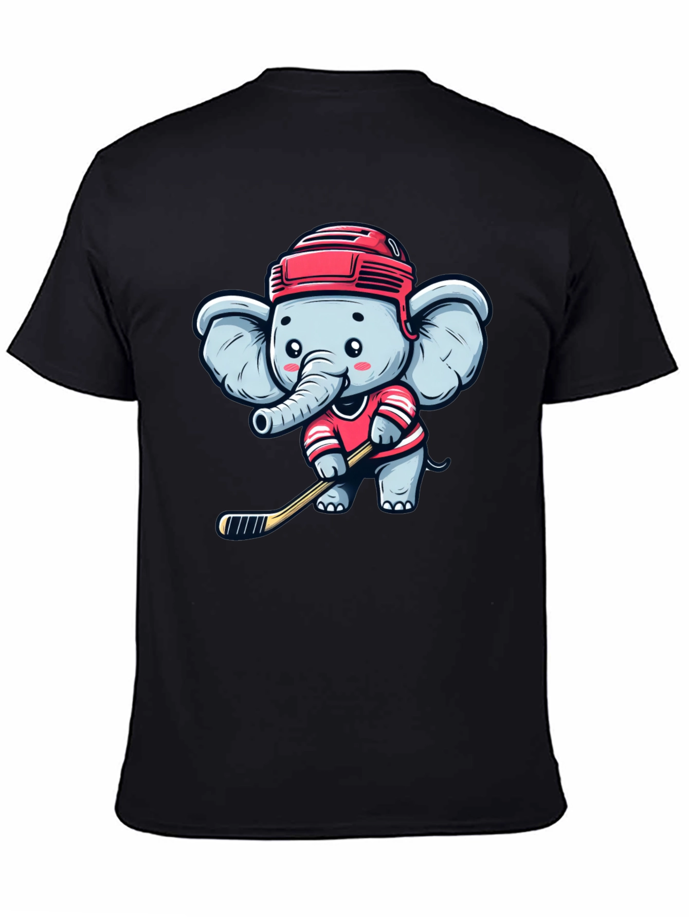Elephant Hockey T-Shirt: Cute Sports Tee
