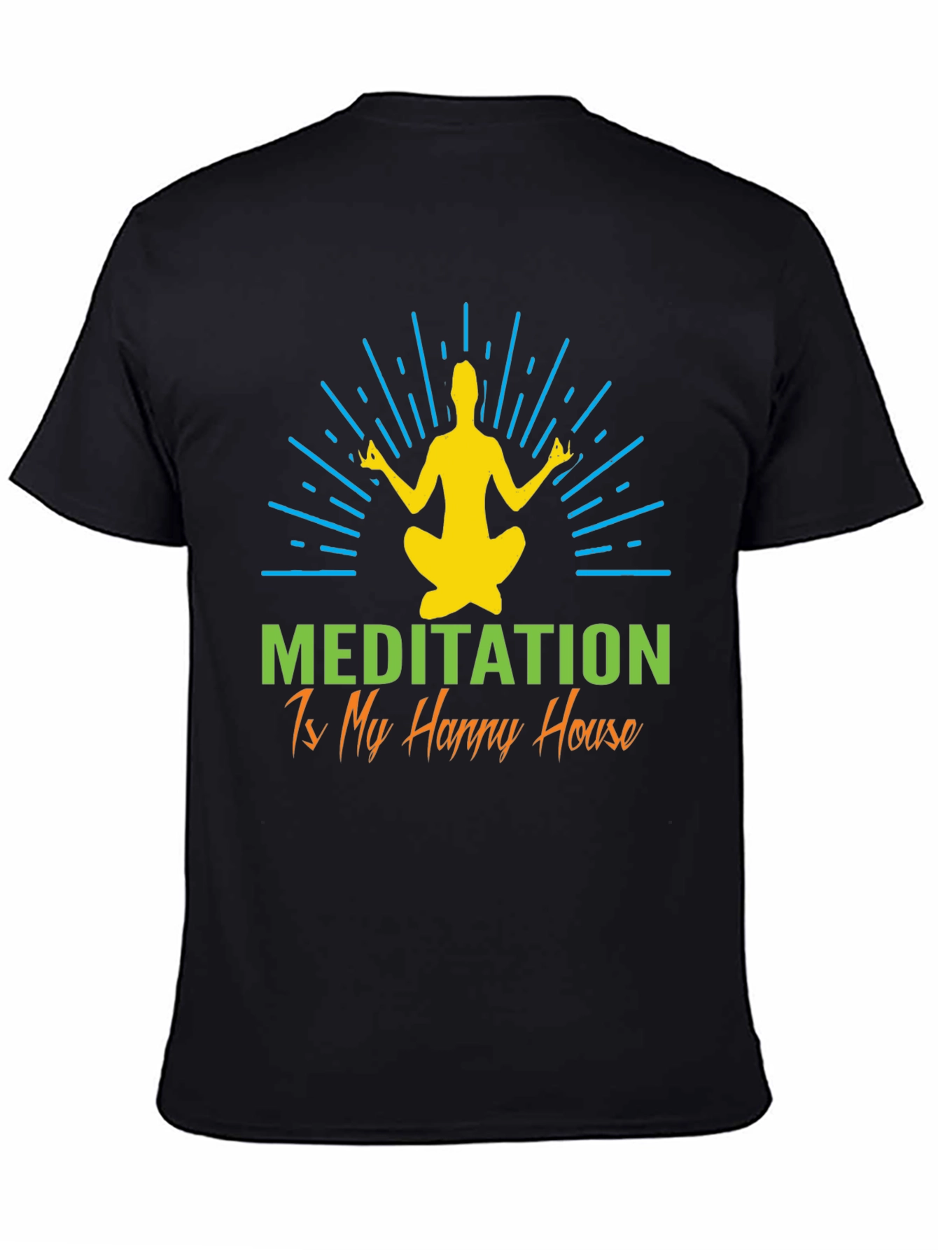Meditation Happy House Graphic Tee