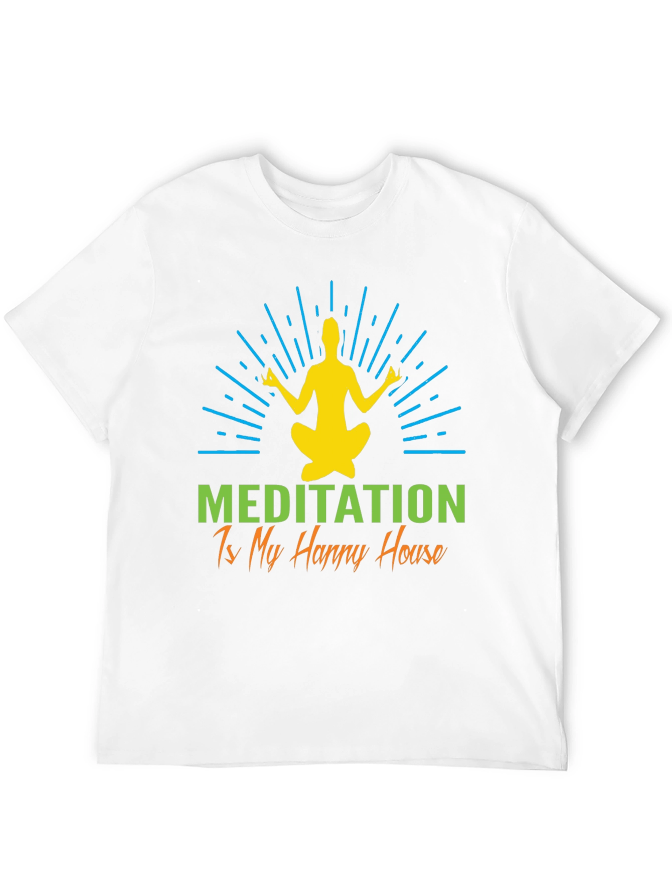 Meditation Happy House Graphic Tee
