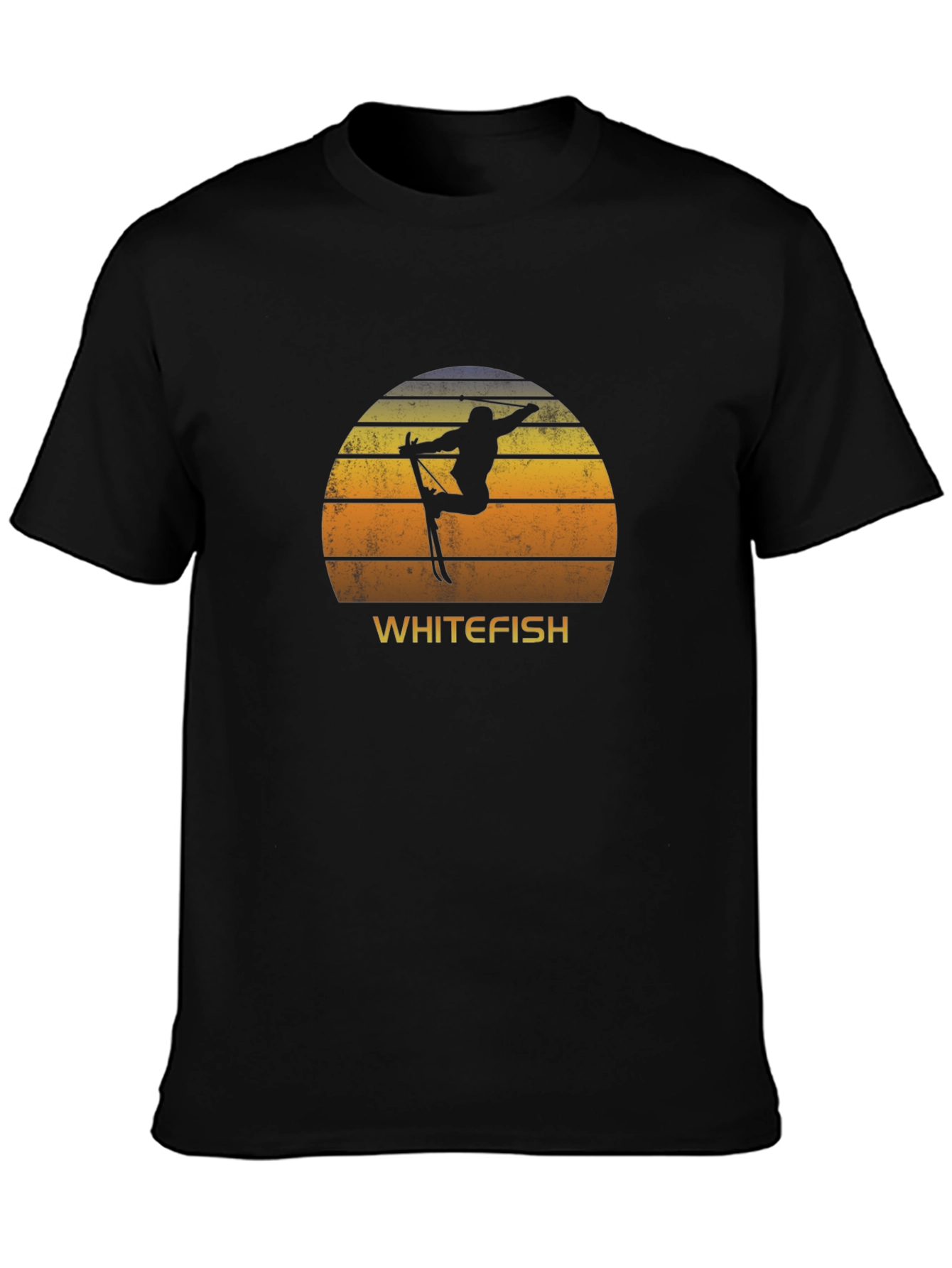 Whitefish Ski Sunset Graphic Tee