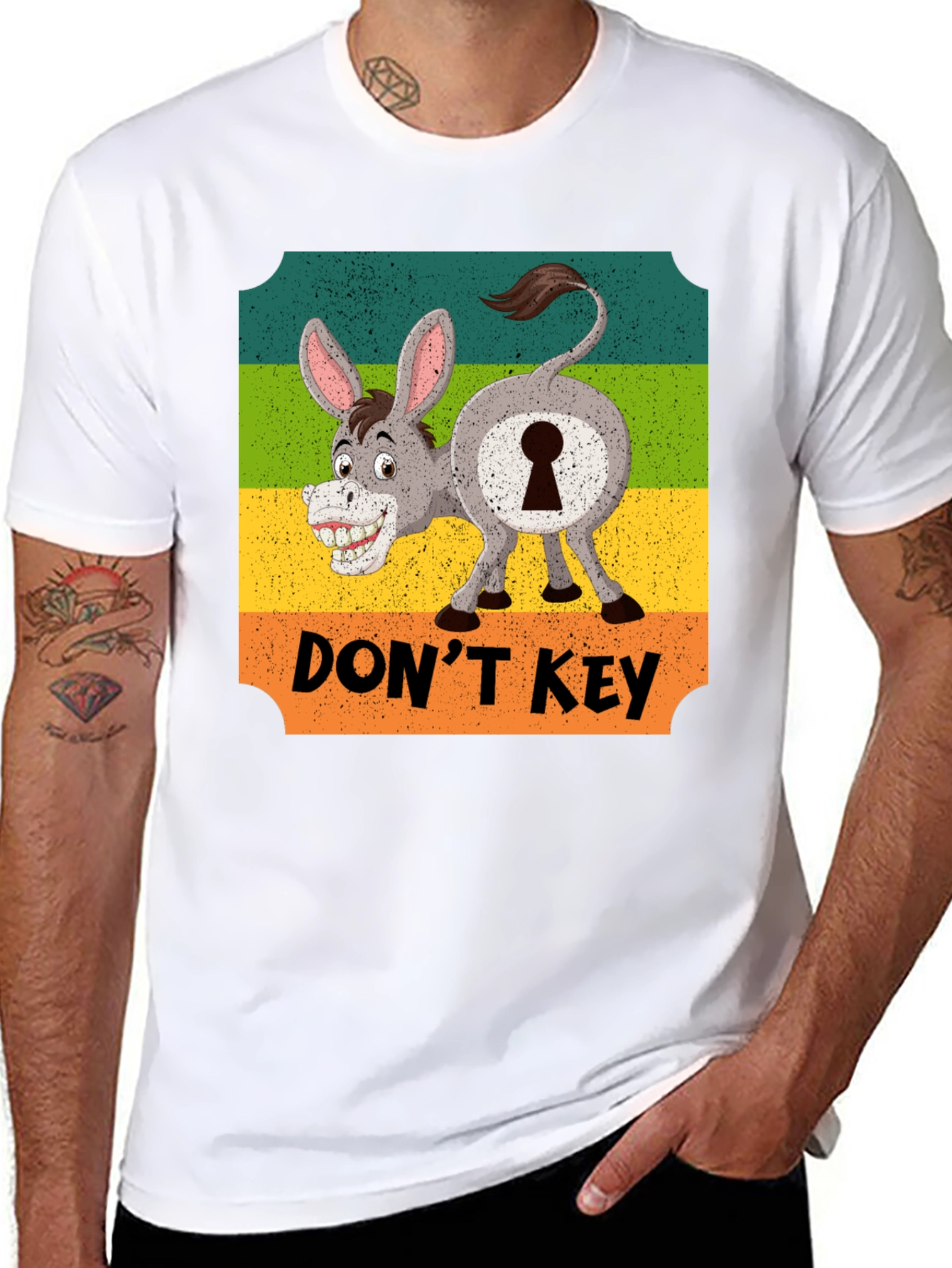 Dont Key Donkey Graphic T-Shirt