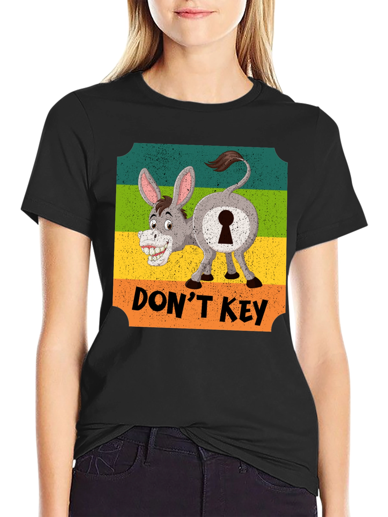 Dont Key Donkey Graphic T-Shirt