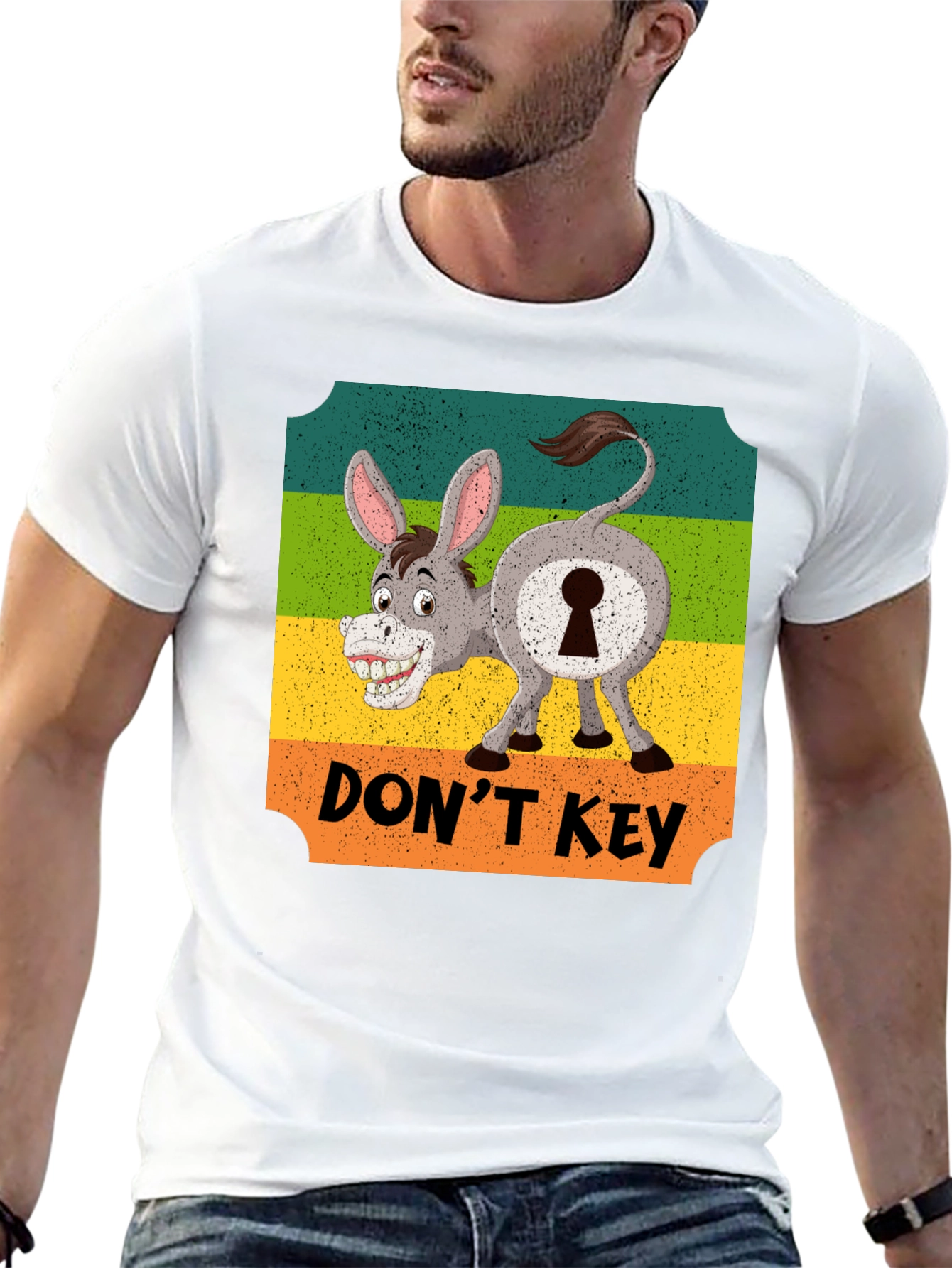 Dont Key Donkey Graphic T-Shirt