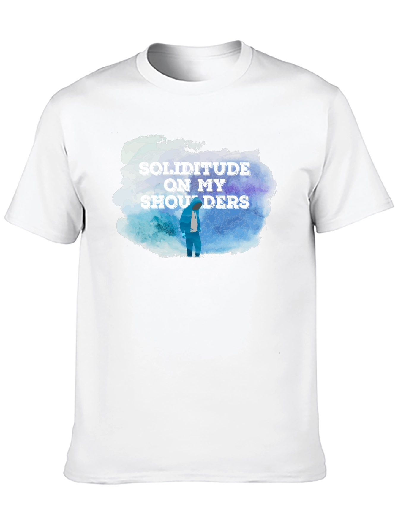 Soliditude T-Shirt - Black Graphic Tee