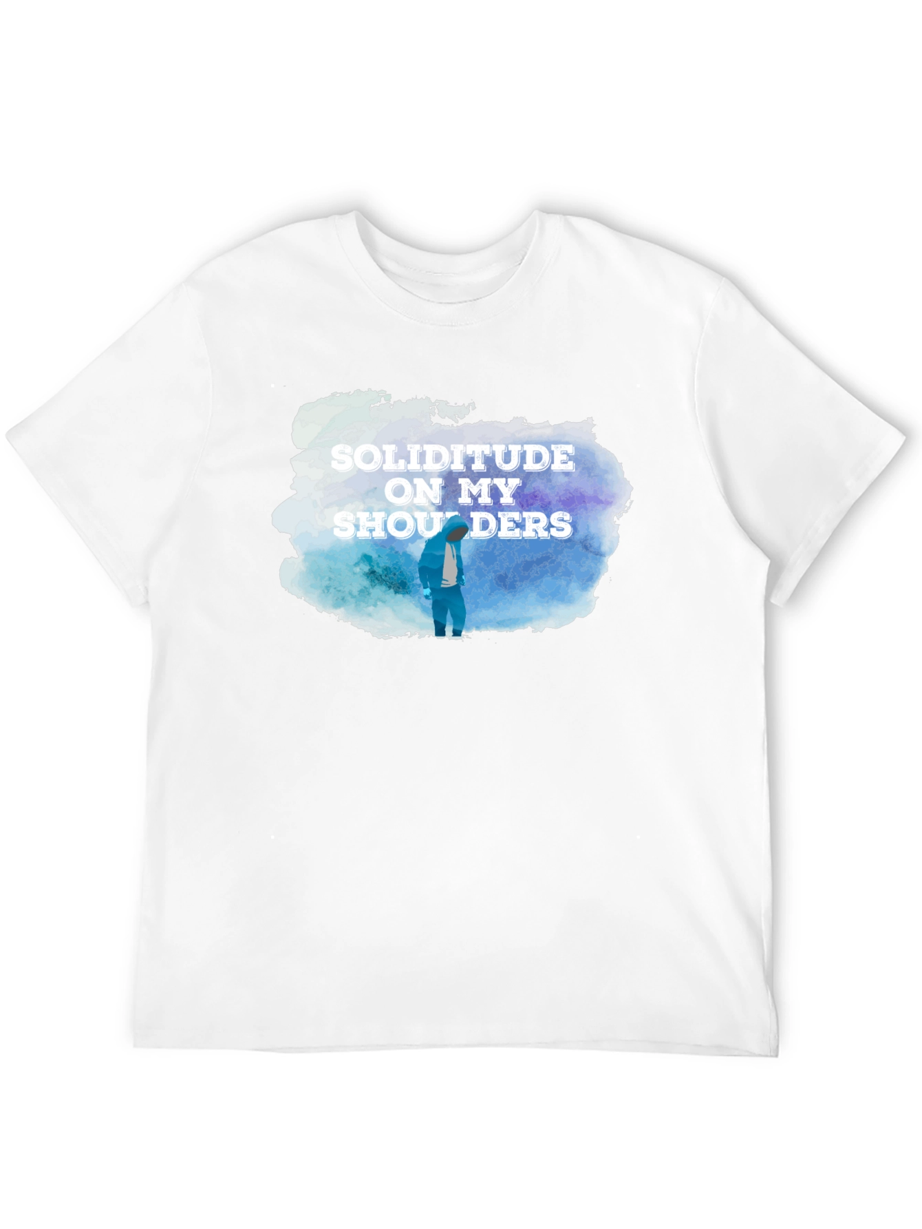 Soliditude T-Shirt - Black Graphic Tee
