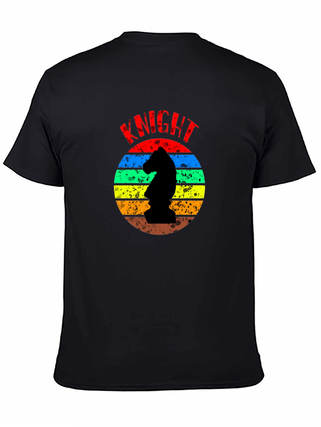 Retro Knight Chess Piece T-Shirt