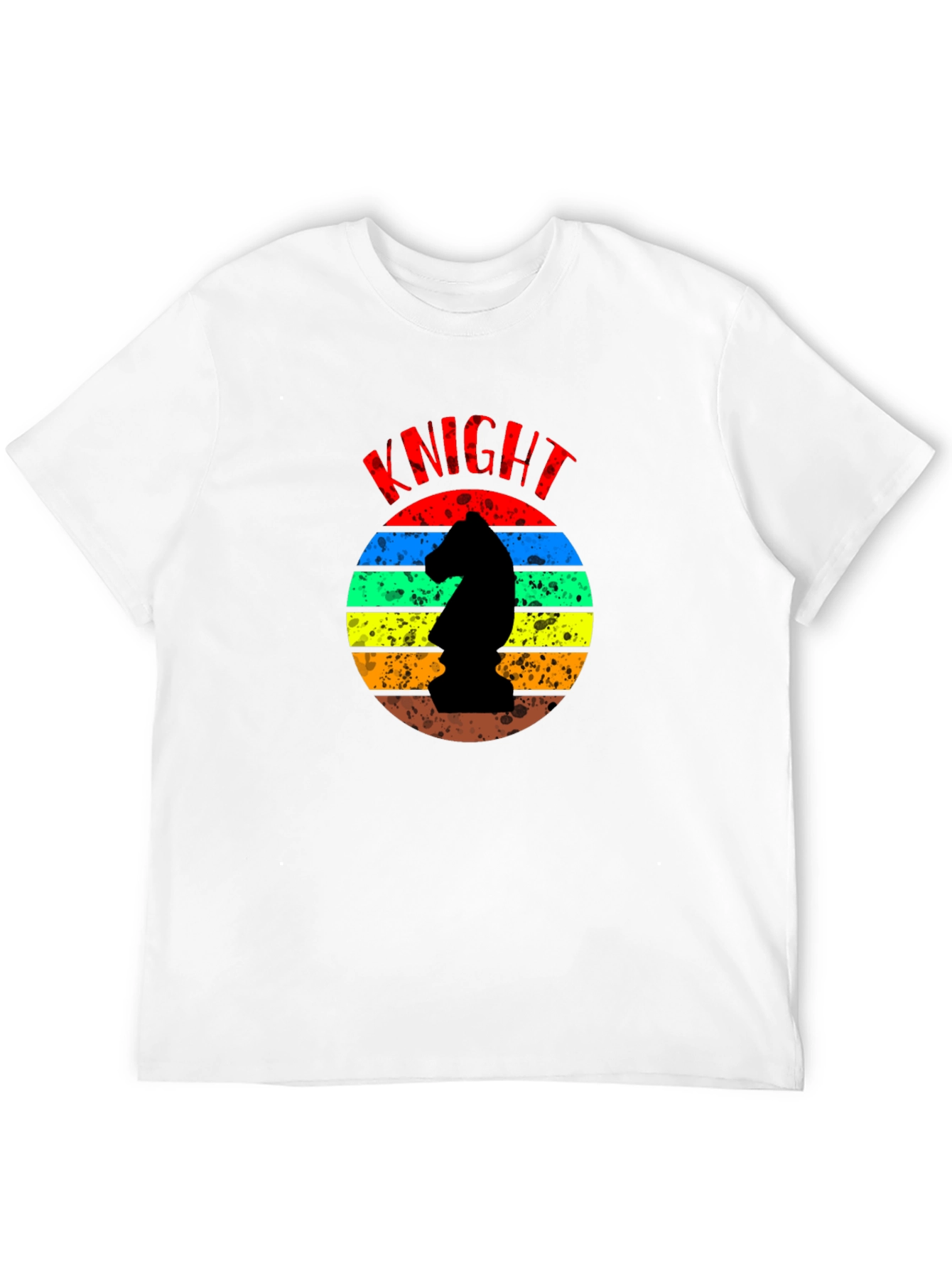 Retro Knight Chess Piece T-Shirt
