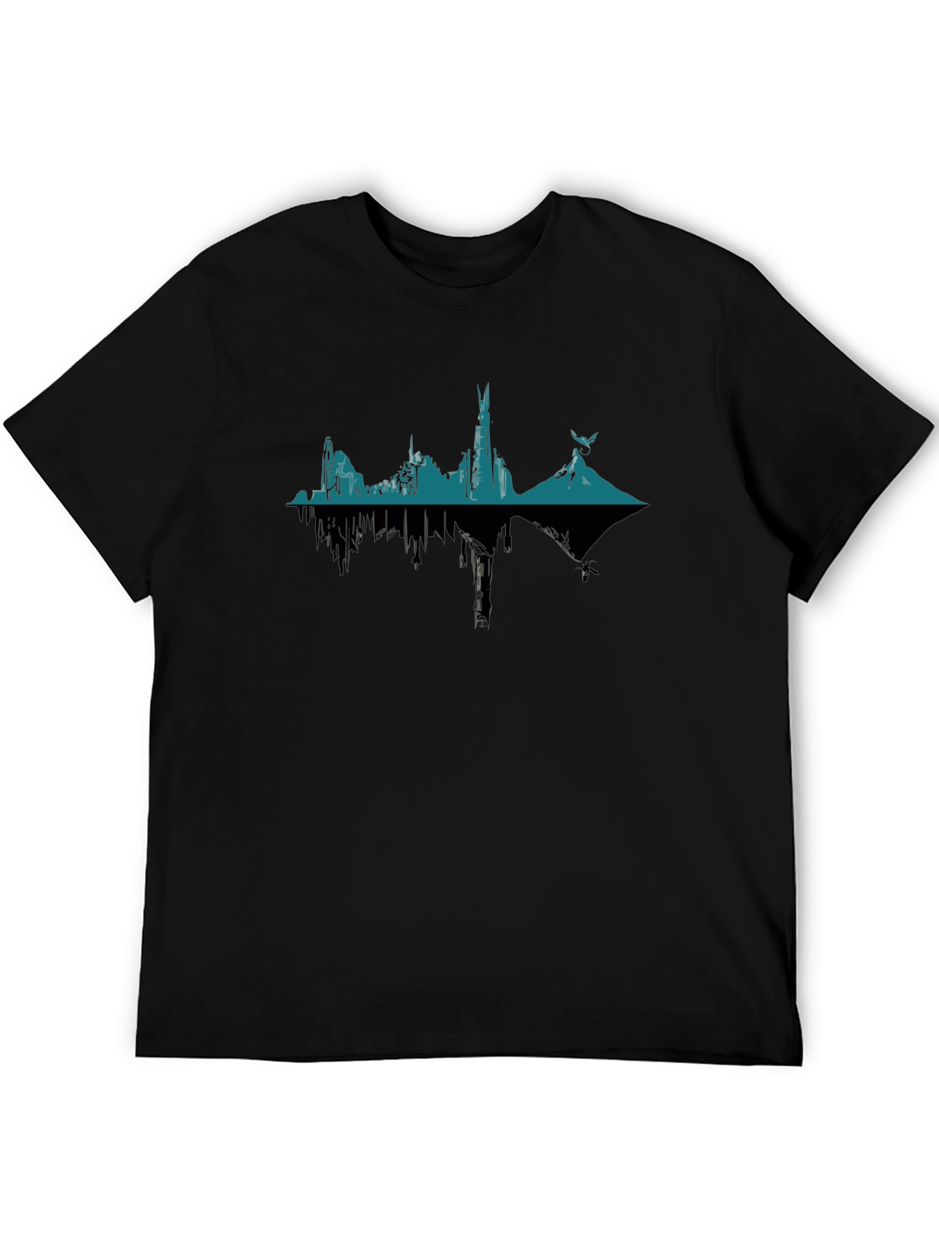 Mirror Image Fantasy Landscape Graphic Tee