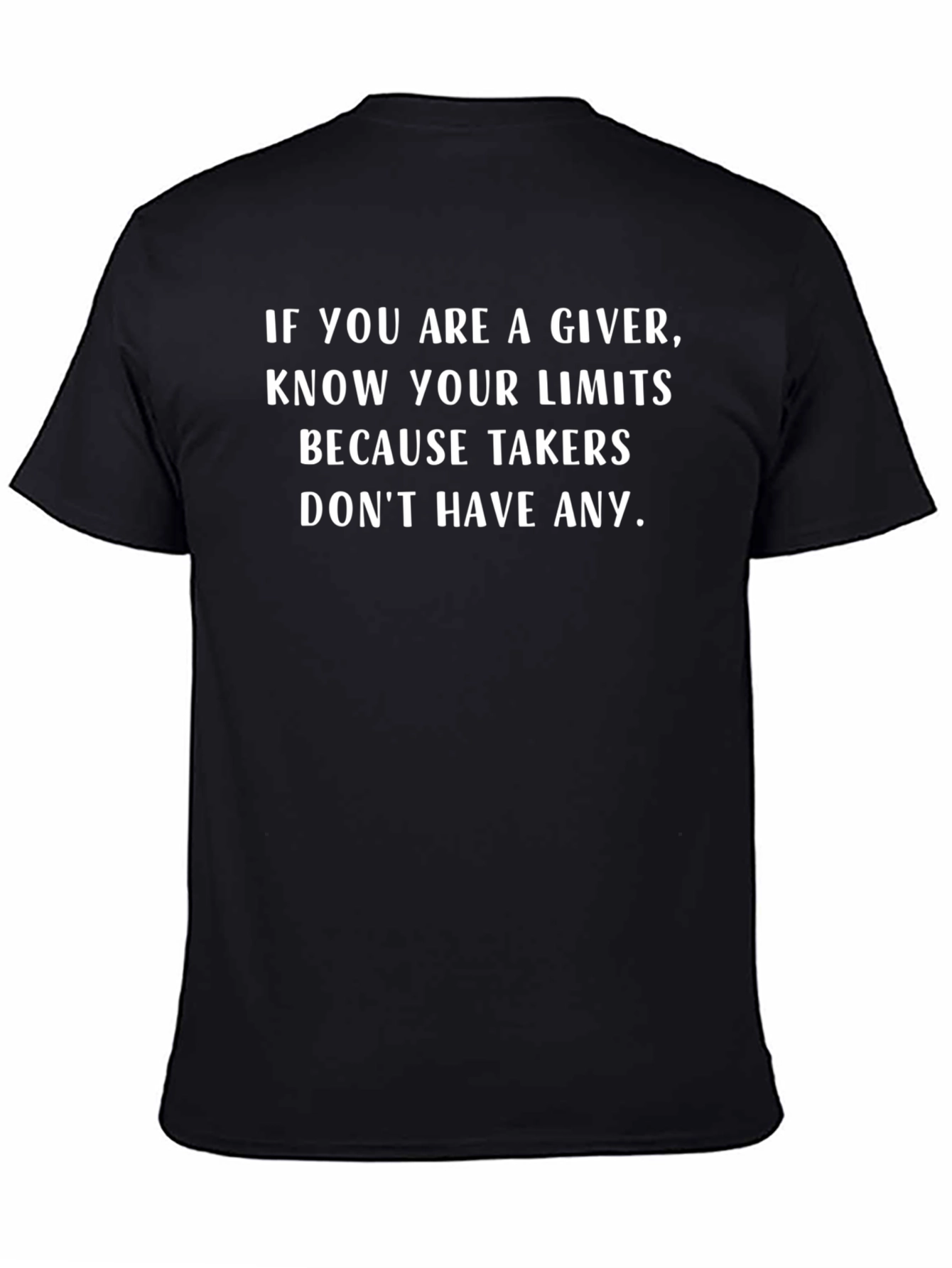 Giver T-Shirt: Know Your Limits Graphic Tee