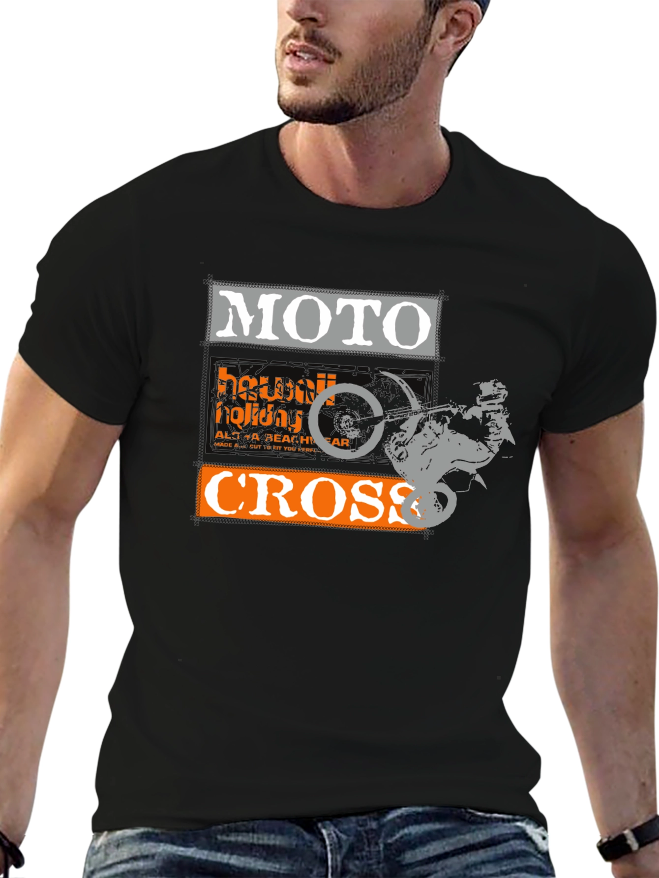 MotoCross Graphic T-Shirt - Rider Design