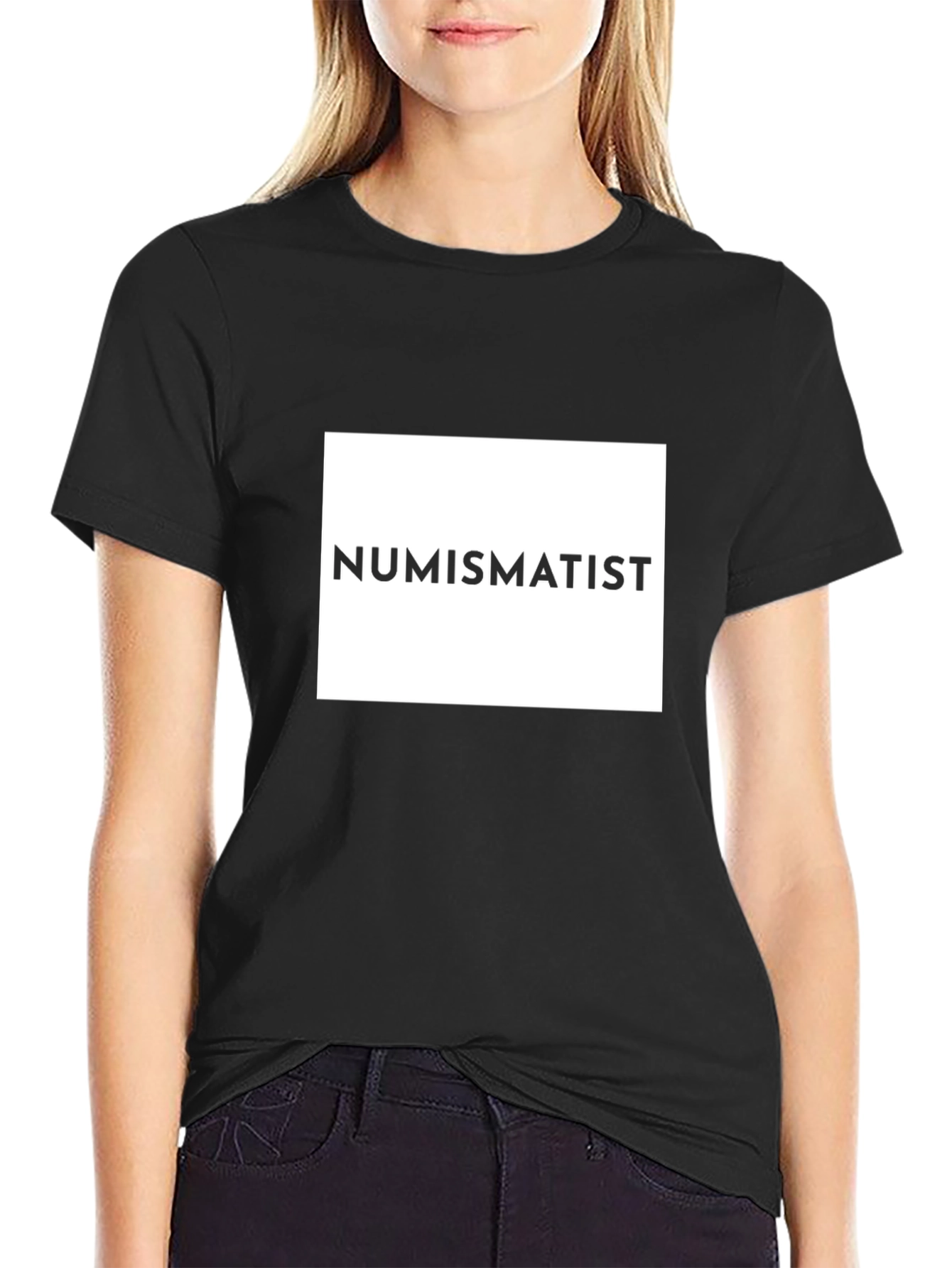 Numismatist Graphic Tee - Black Cotton T-Shirt