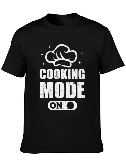 Cooking Mode On Graphic T-Shirt - Chef Edition
