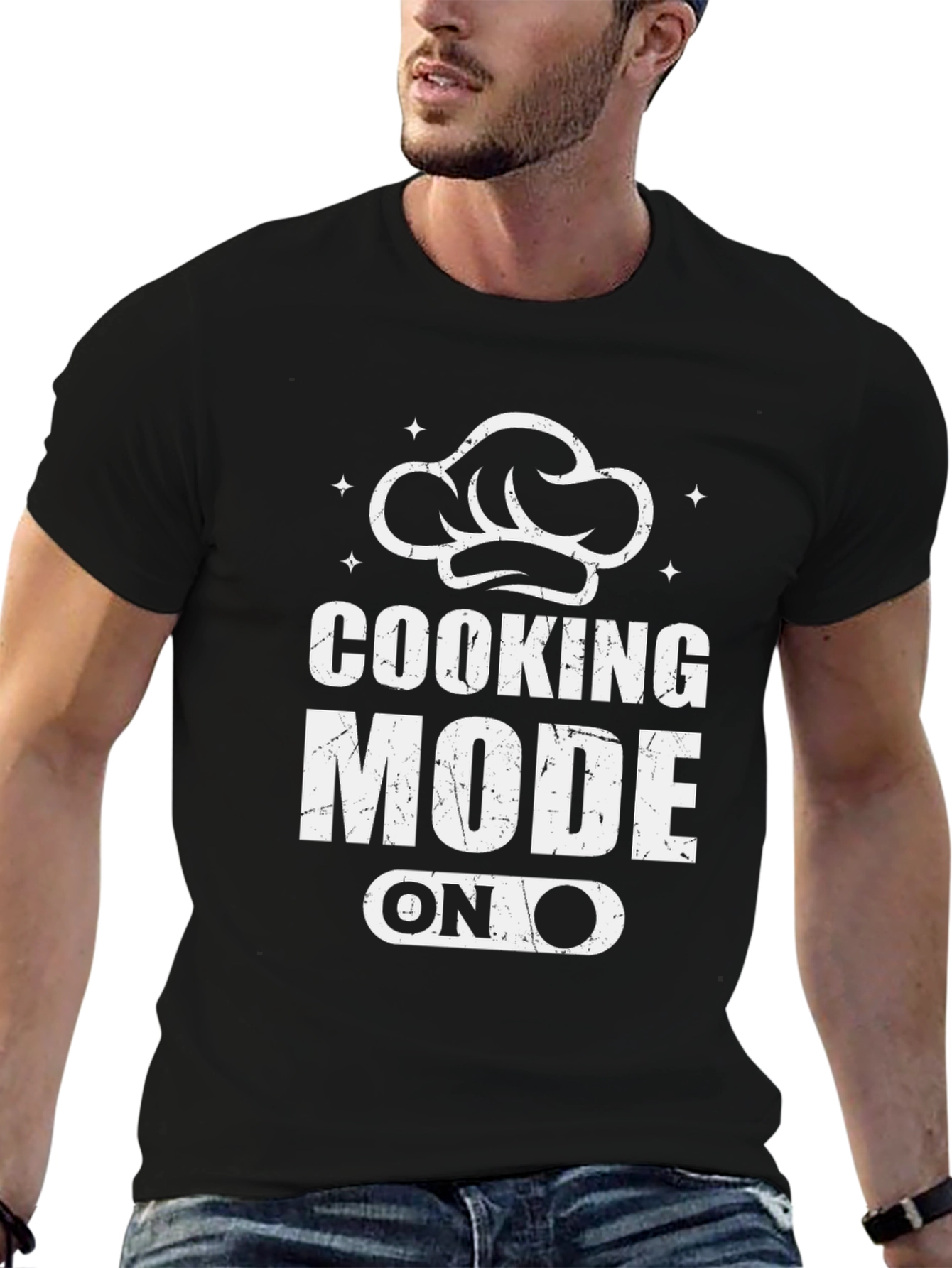 Cooking Mode On Graphic T-Shirt - Chef Edition