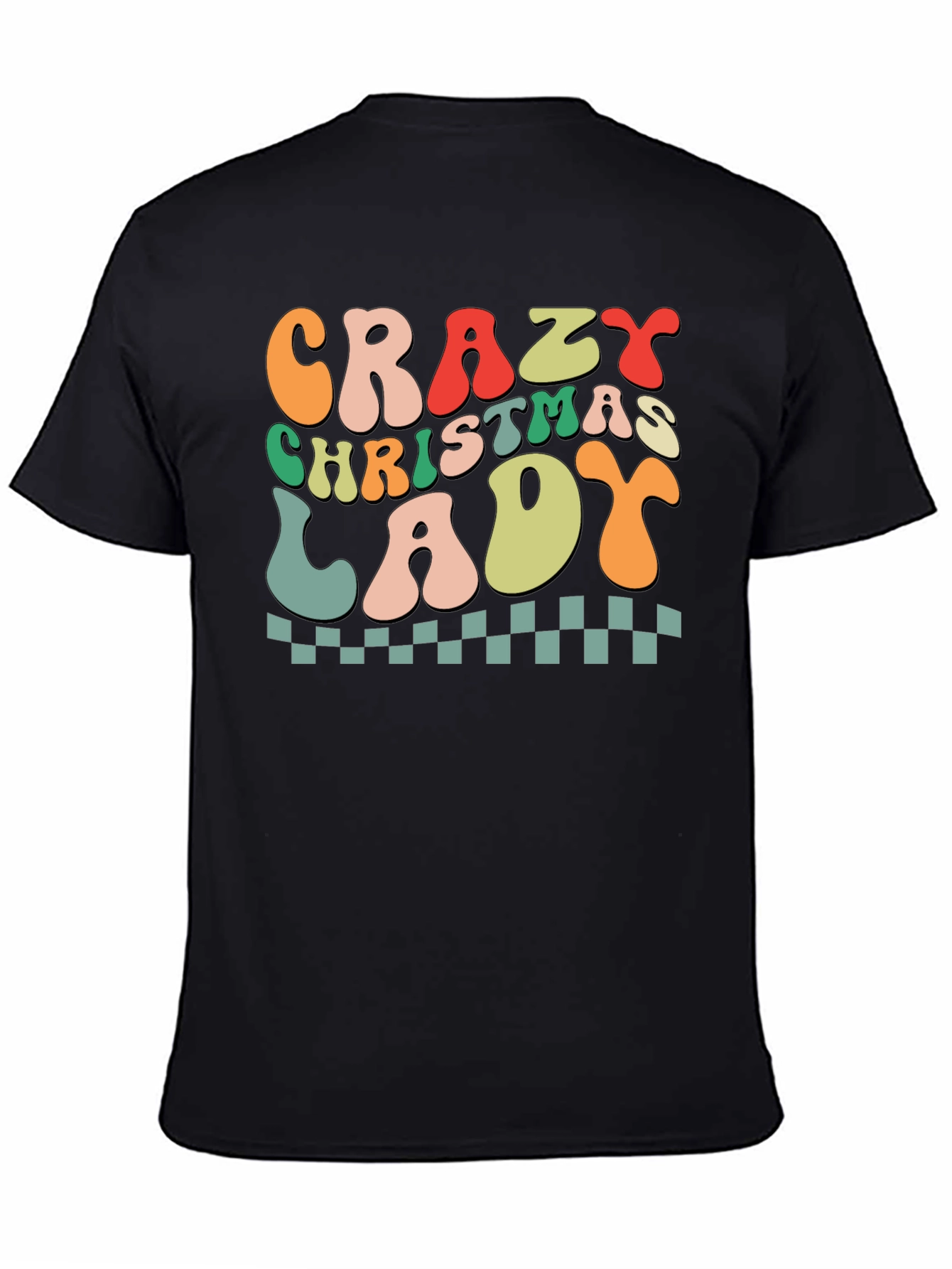 Crazy Christmas Lady Graphic Tee