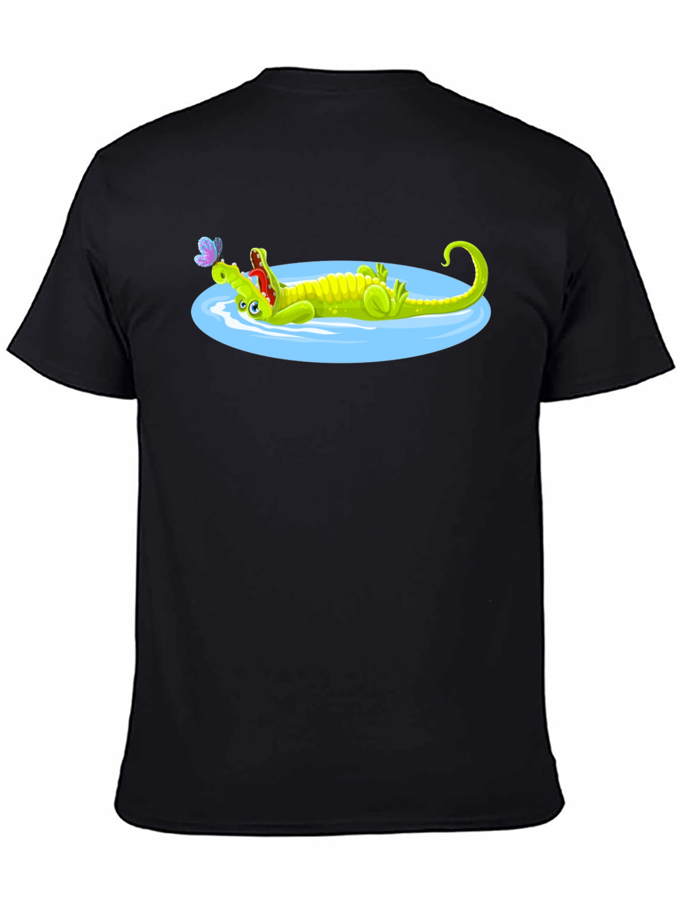 Cartoon Crocodile Graphic Tee