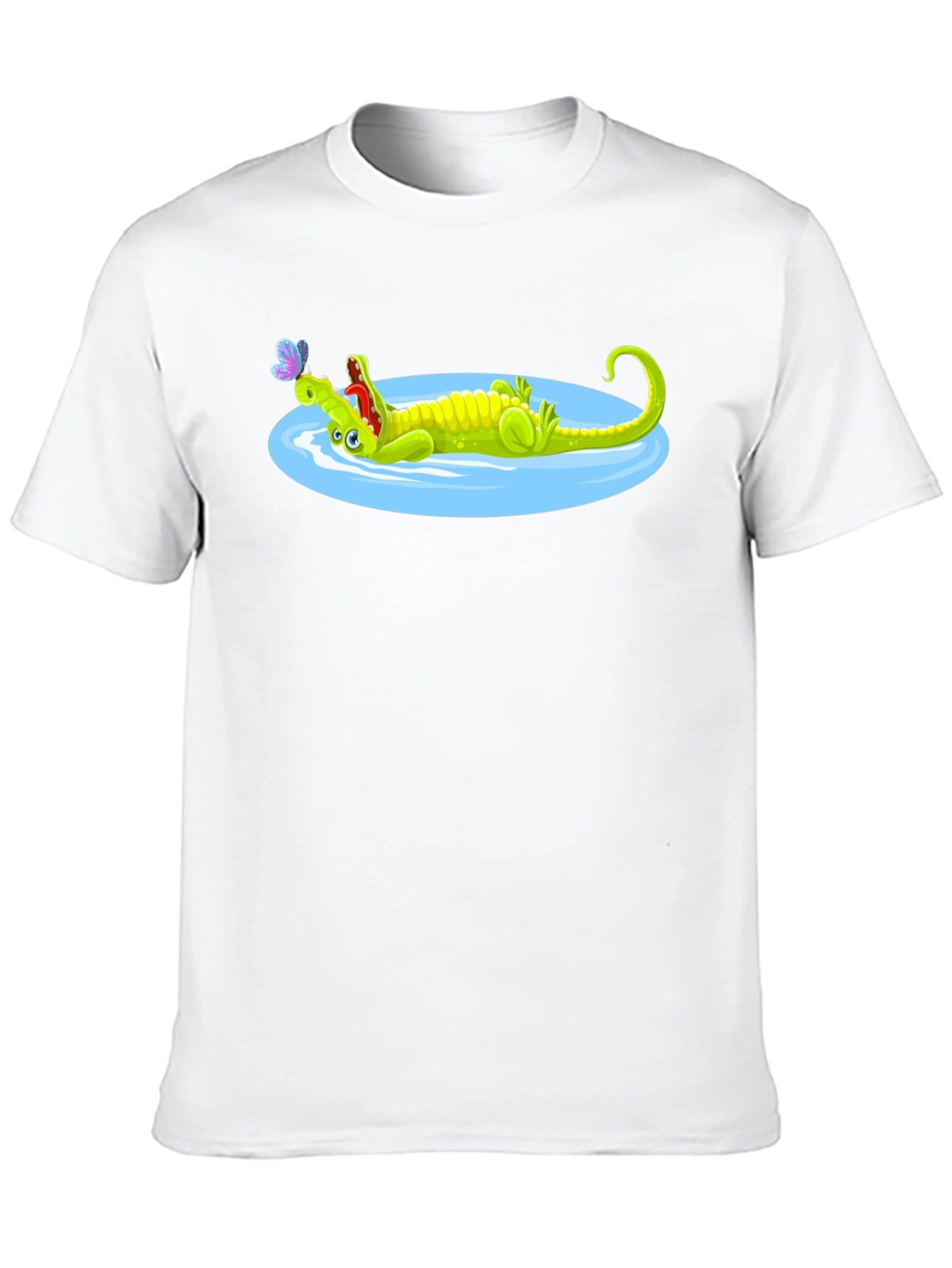 Cartoon Crocodile Graphic Tee
