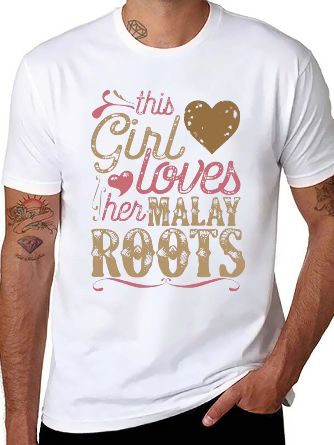 Malay Roots T-Shirt - This Girl Loves Malay