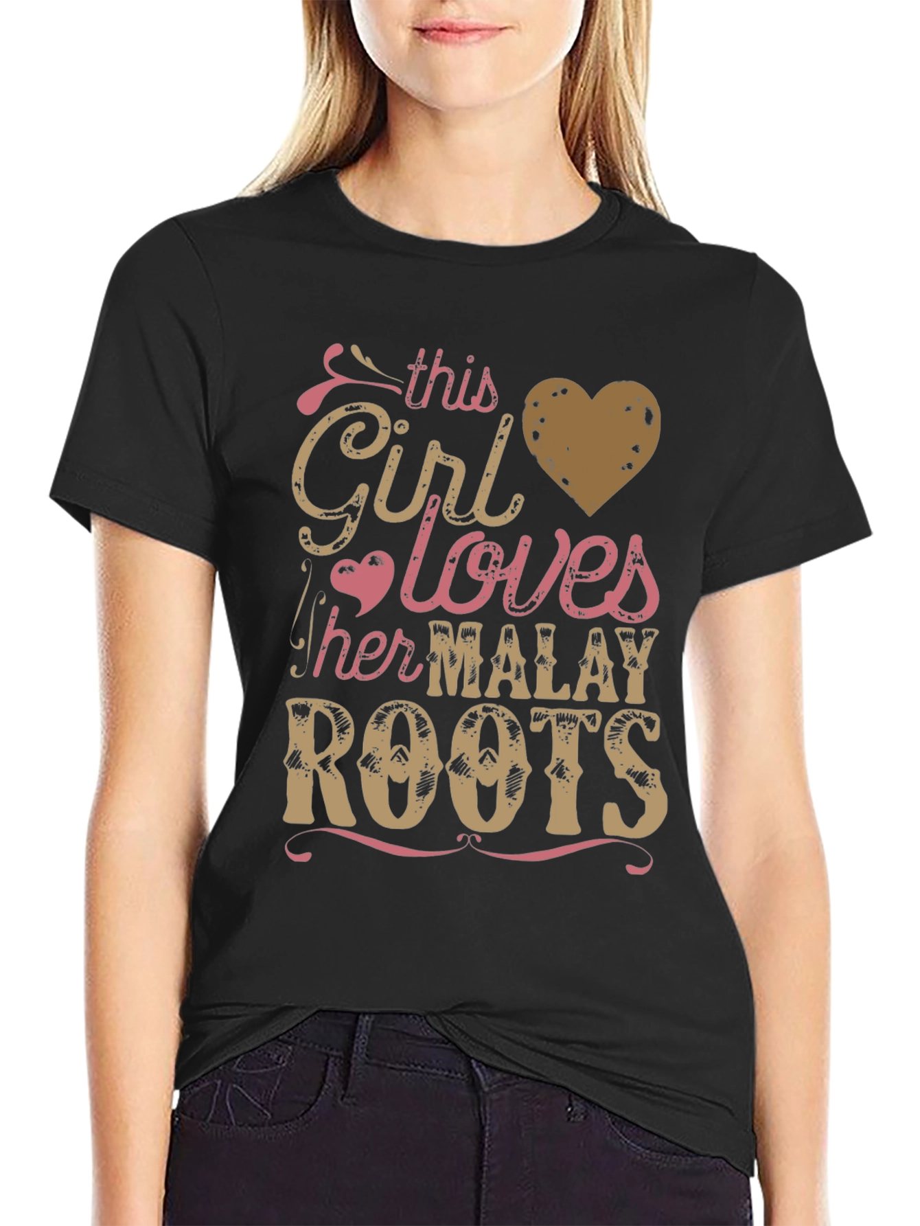 Malay Roots T-Shirt - This Girl Loves Malay